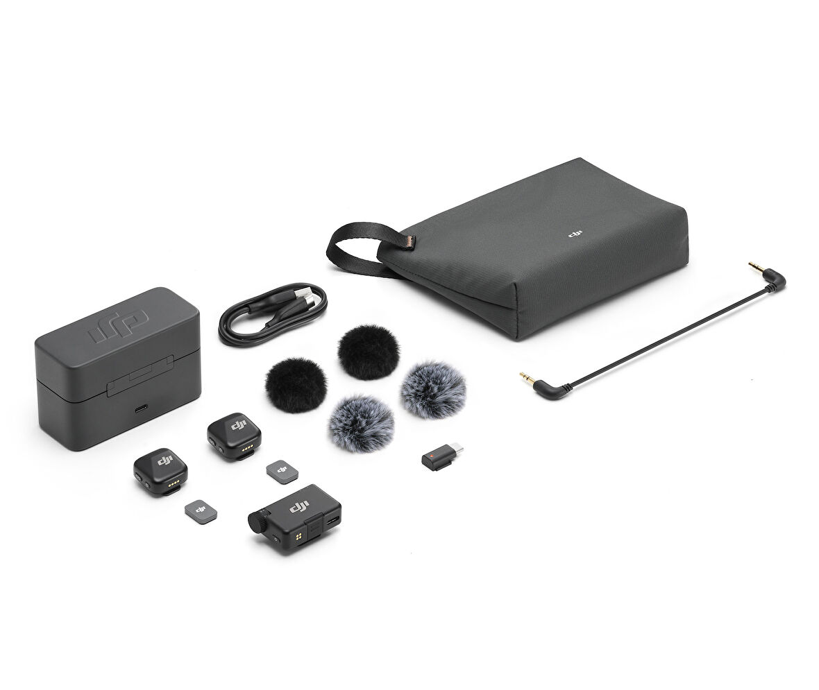 DJI Mic Mini (2TX+1RX+Charging Case）