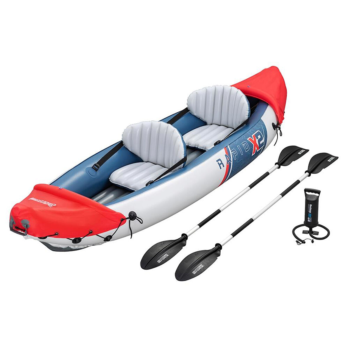 Bestway Hydro Force Lite-Rapid X2 Inflatable Kayak Şişme Kano Steel Blue