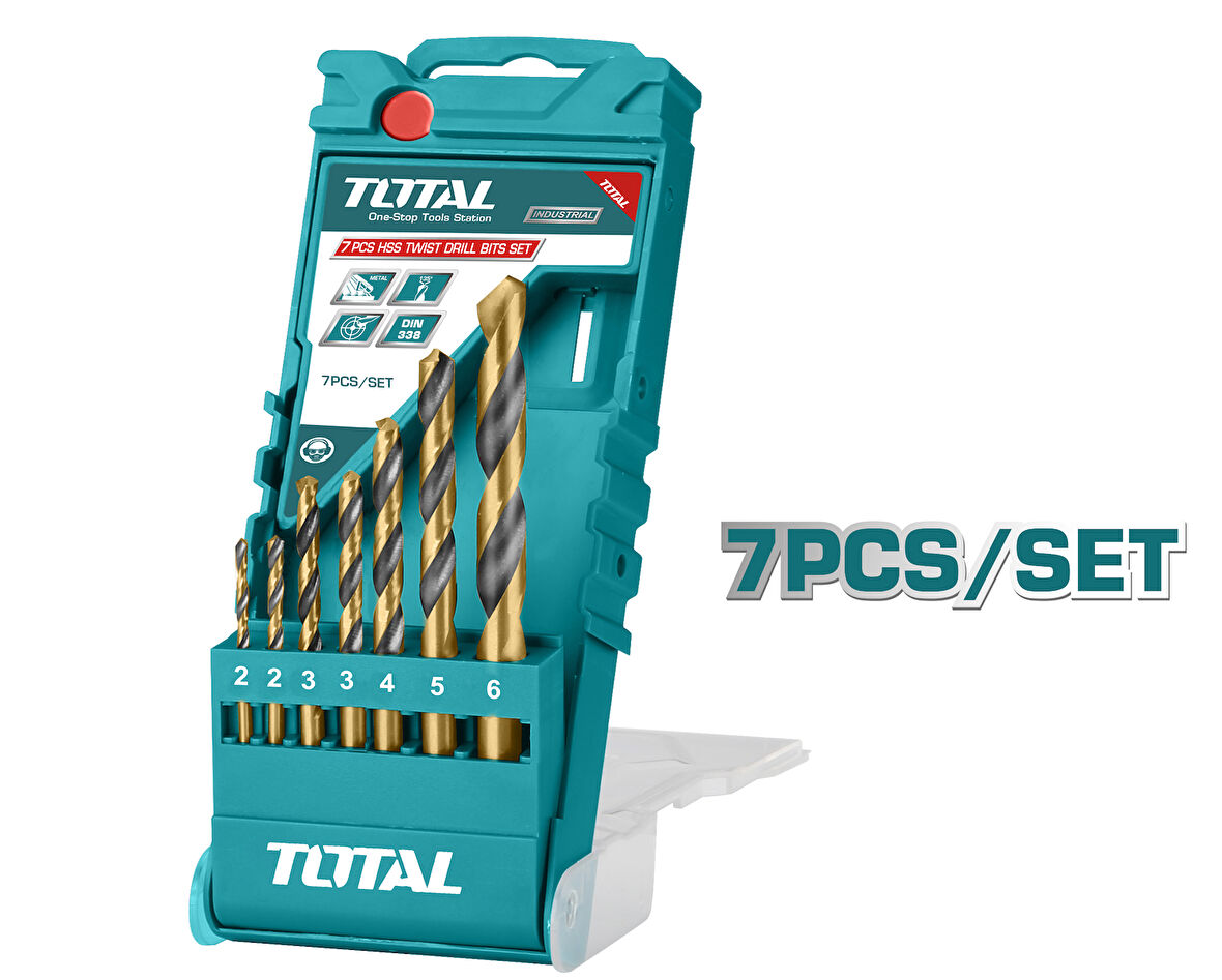 7 li HSS Twist Matkap Uç Seti