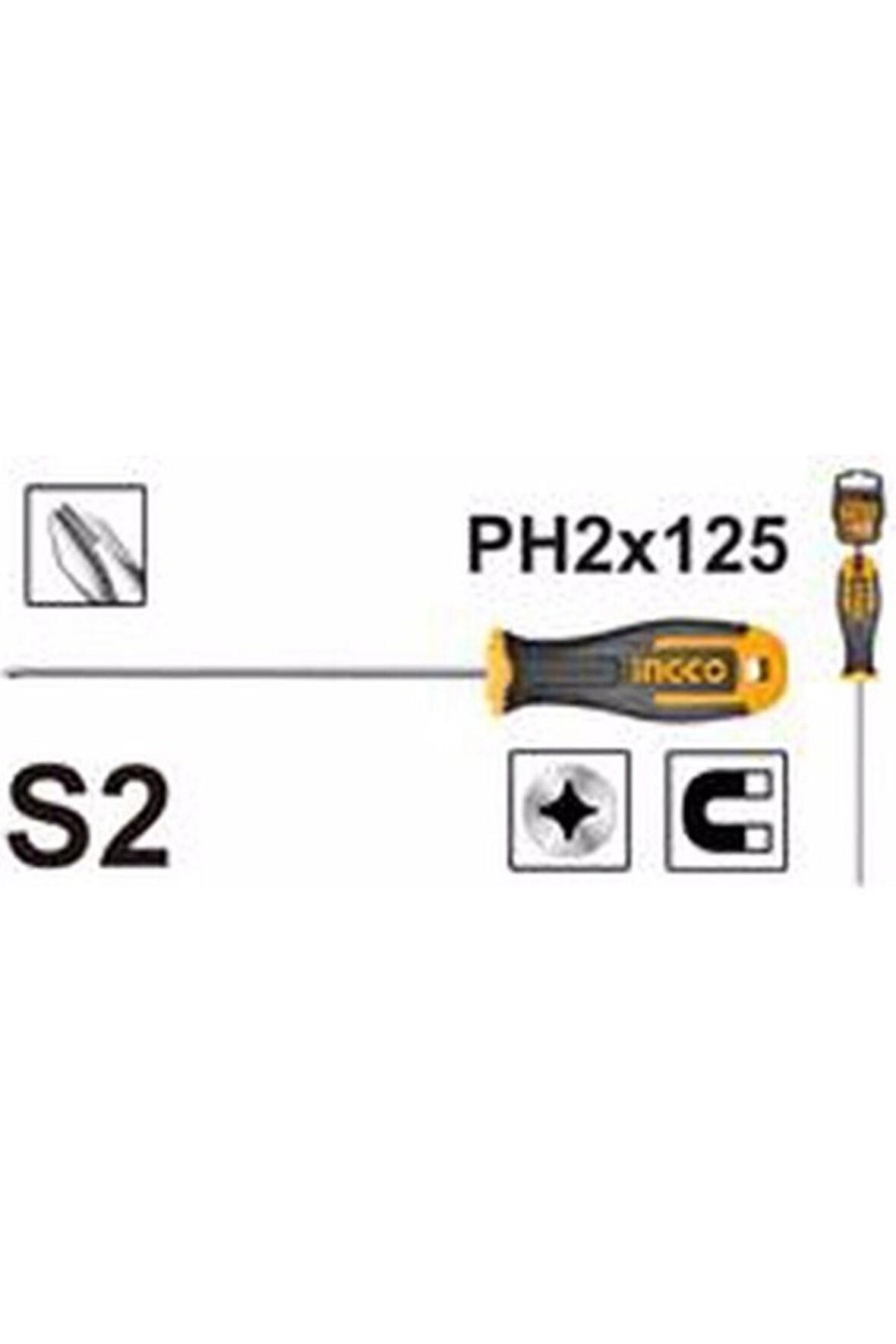 Hs68ph2125 Mıknatıslı Yıldız Tornavida Ph2*125