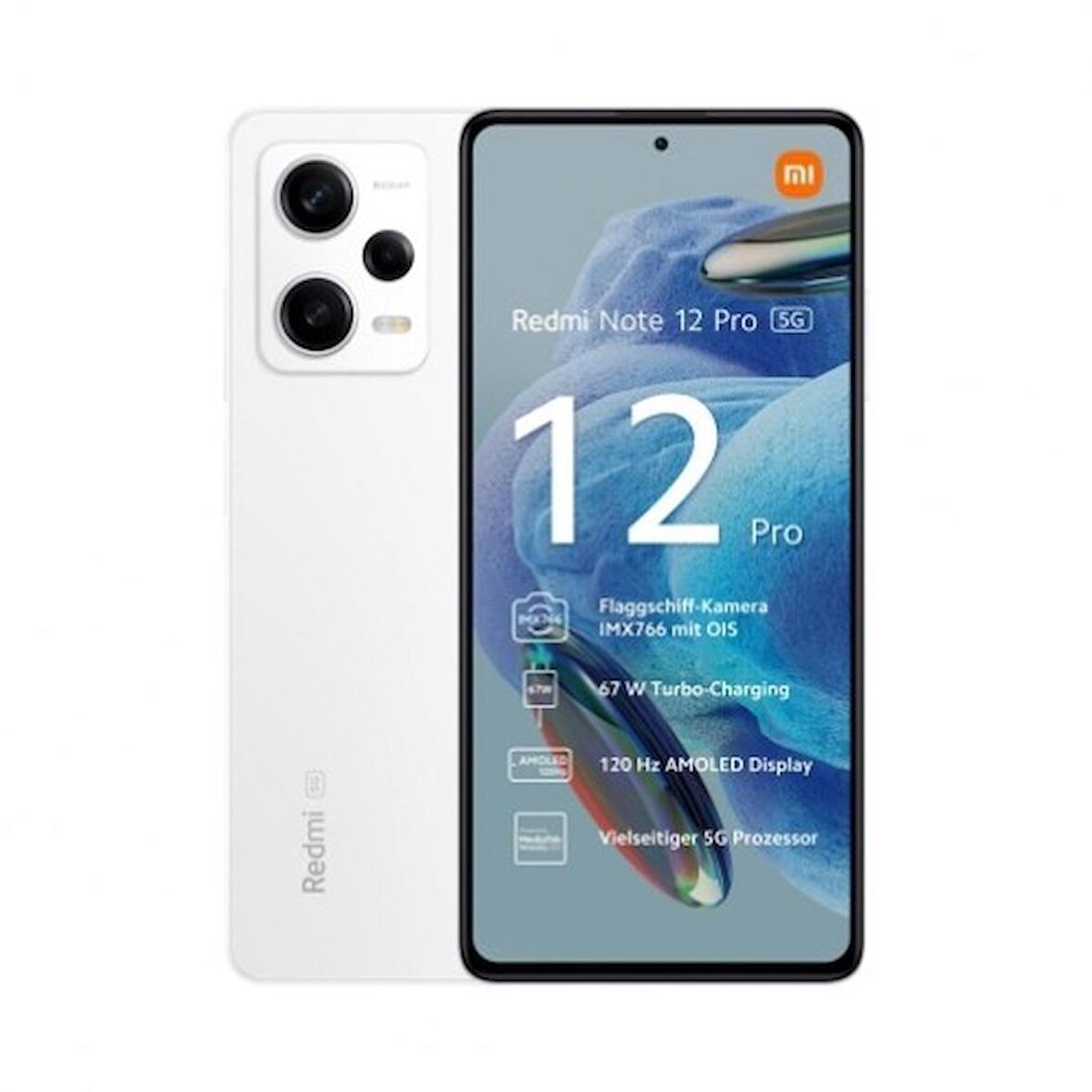 Xiaomi Redmi Note 12 Pro 5G Beyaz 128 GB  8 GB Ram Cep Telefonu (İthalatçı Garantili)