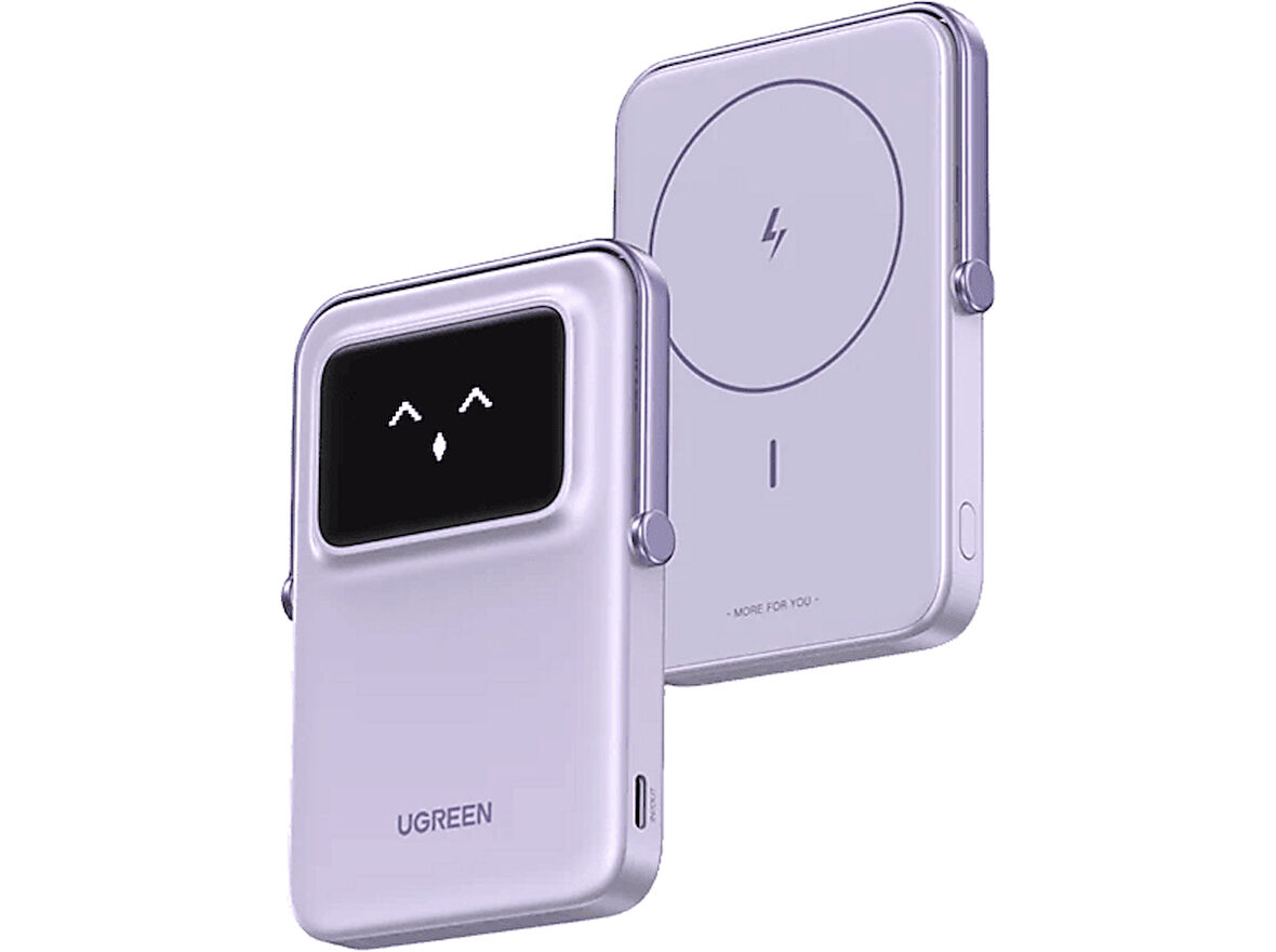 UGREEN Uno MagSafe Wireless 5.000 mAh 20W Hızlı Şarj Powerbank, Mor 35606