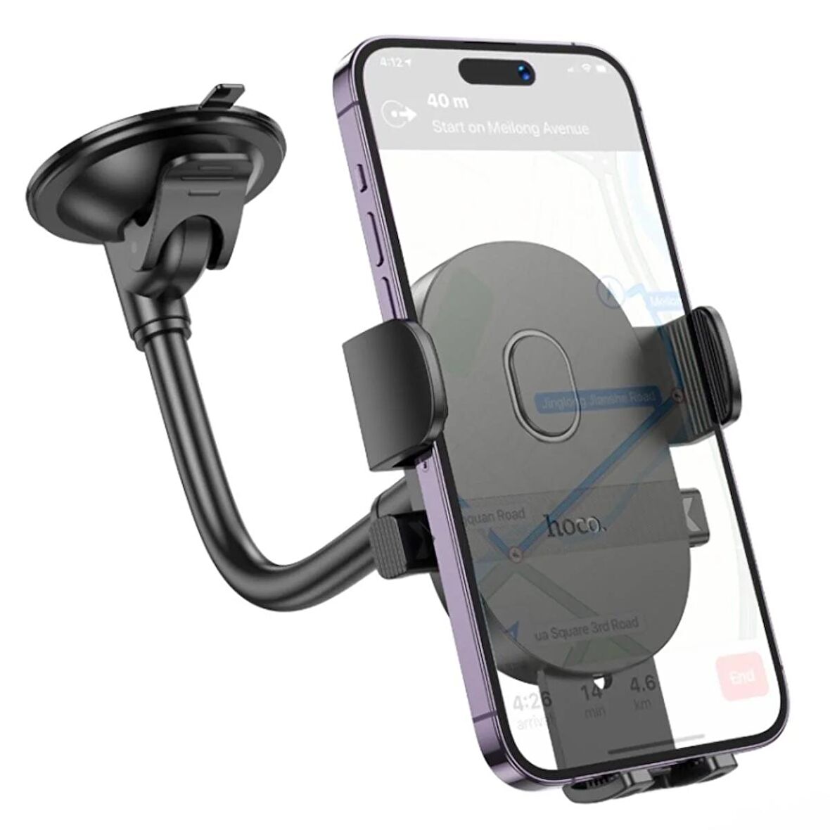 Araç içi Ön Cam Premium Telefon Tutucu 4.7-7. inç WındShıeld Car Holder  Hoco H20