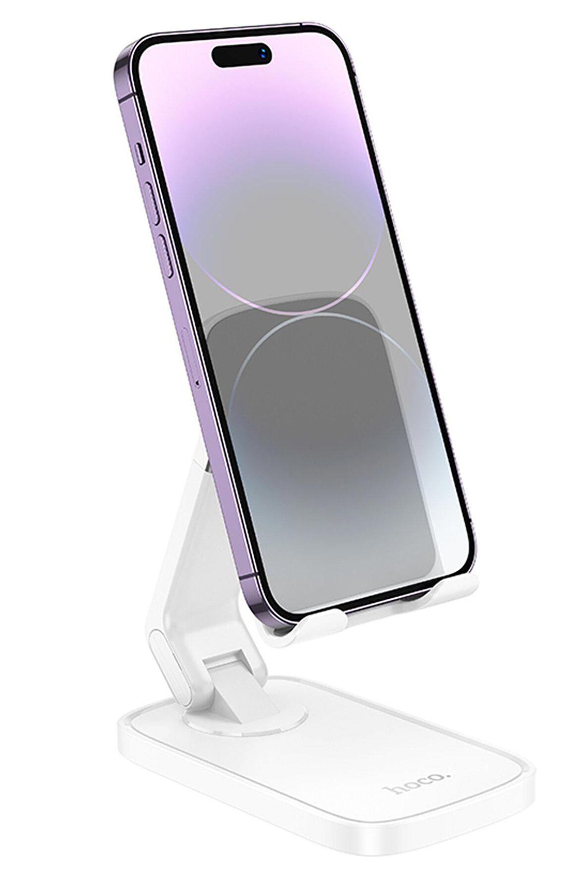 Hoco HD8 Blackfish Masaüstü Telefon Tutucu - Beyaz