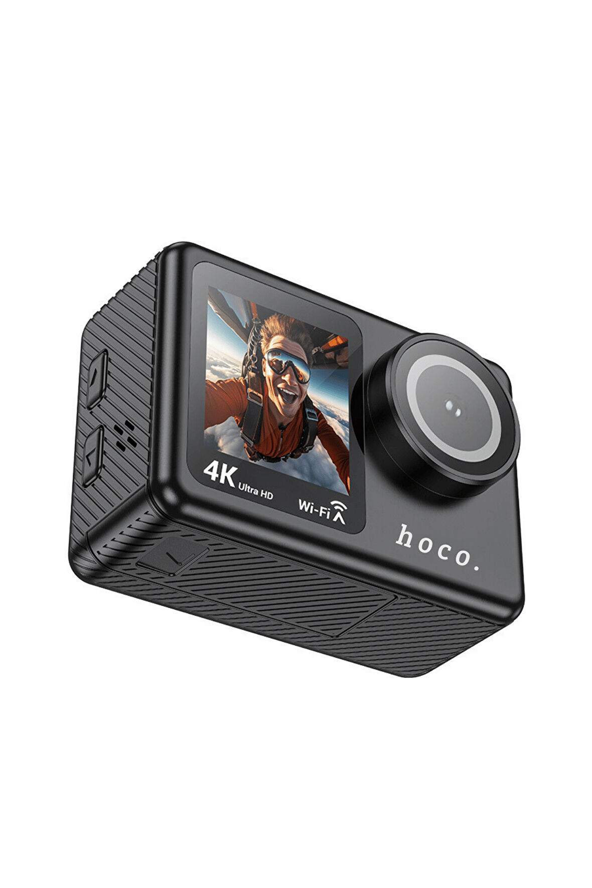 DV101 Hoco Aksiyon Kamerası Mikrofonlu Su Geçirmez 4K 60 Fps HD