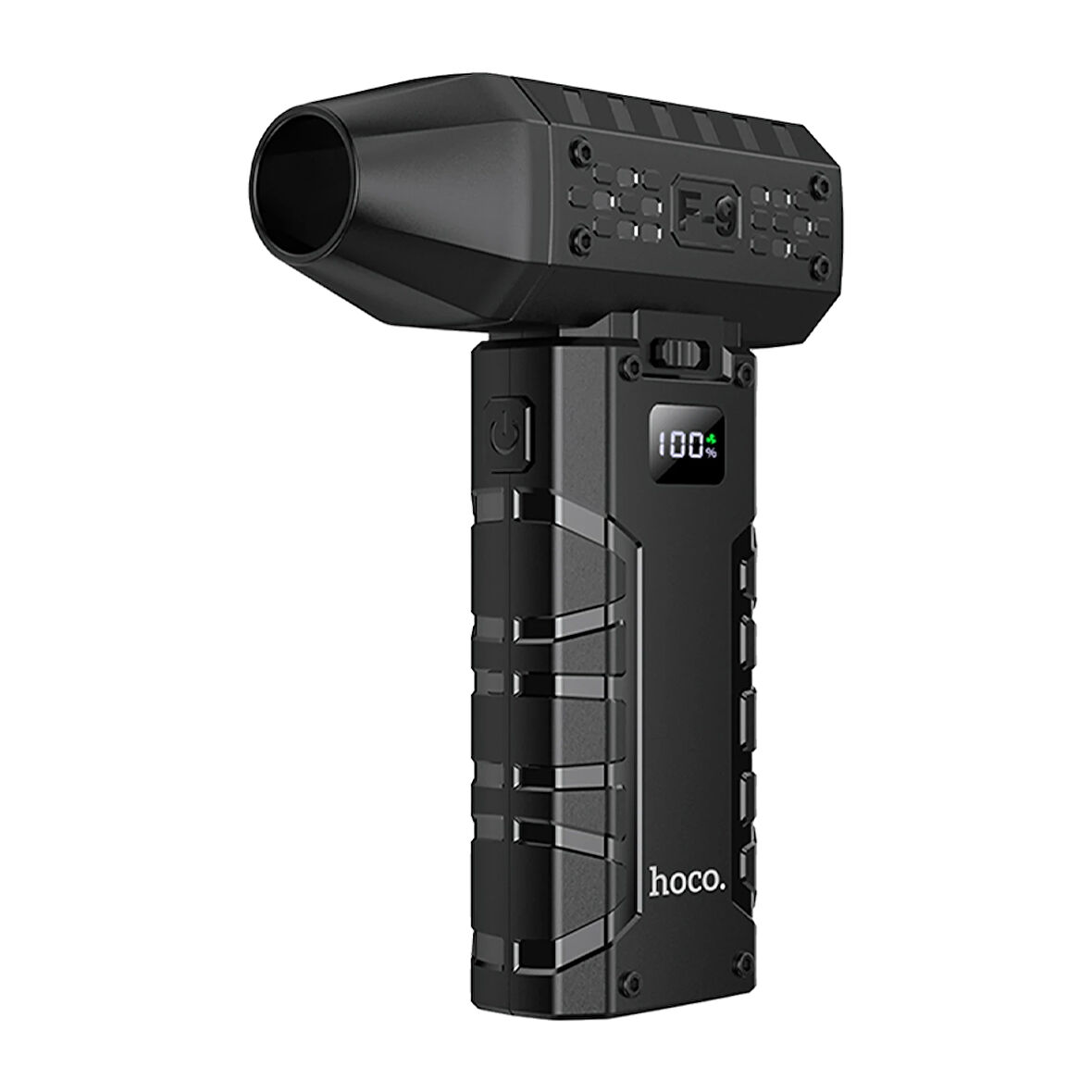 Hoco HX67 Force Dijital Göstergeli 80.000 RPM Hava Kompresörü - Siyah