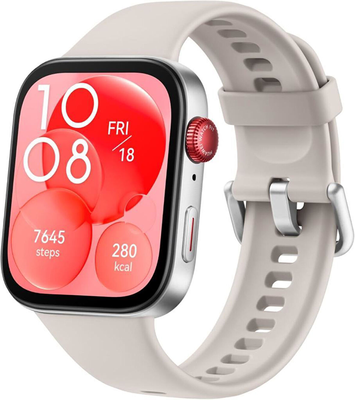 Huawei Watch Fit 3 Beyaz Kauçuk Kayış Akıllı Saat Outlet
