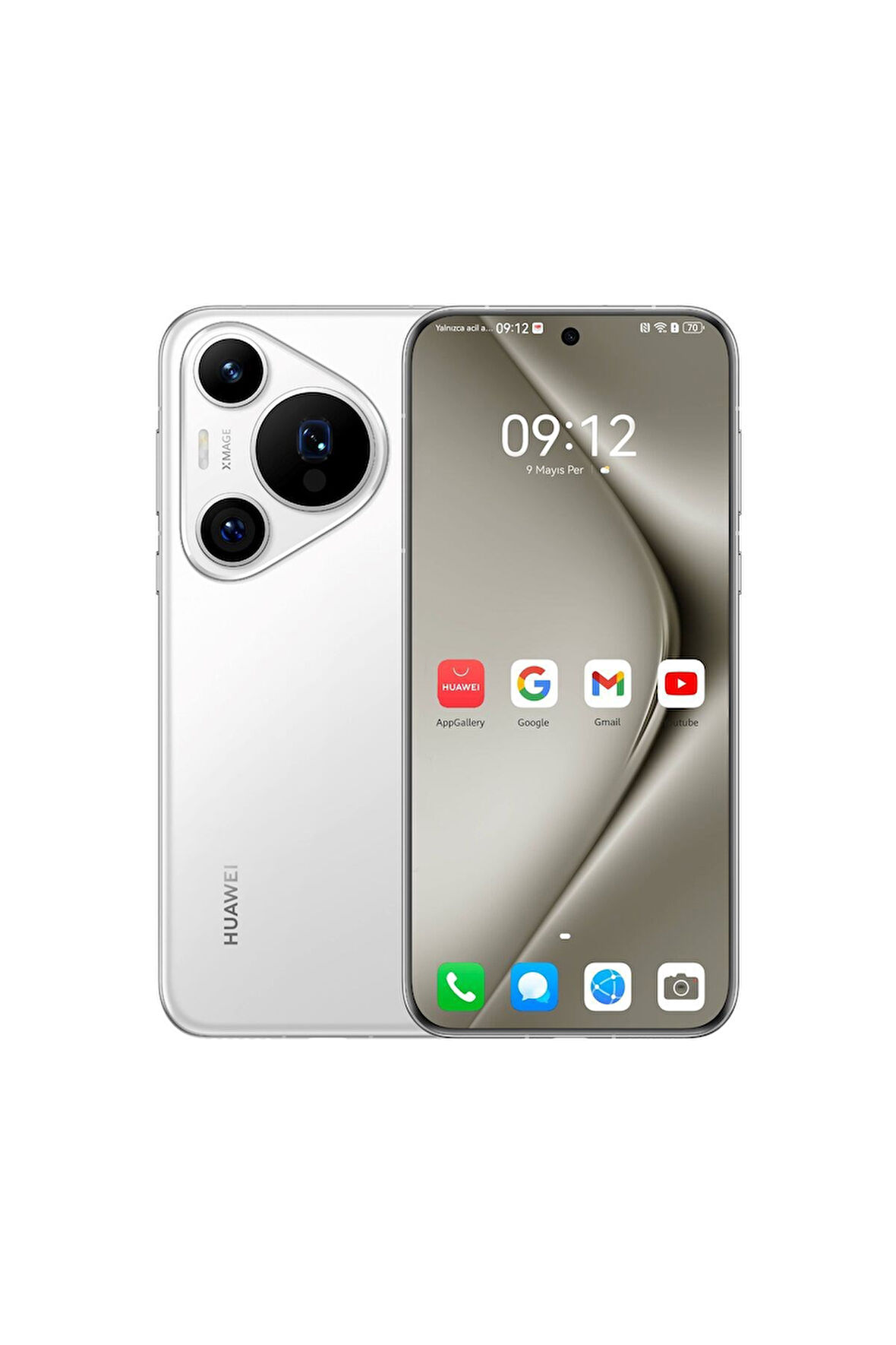 Huawei Pura 70 Pro 12 512GB Beyaz(Huawei Türkiye garantili) 
