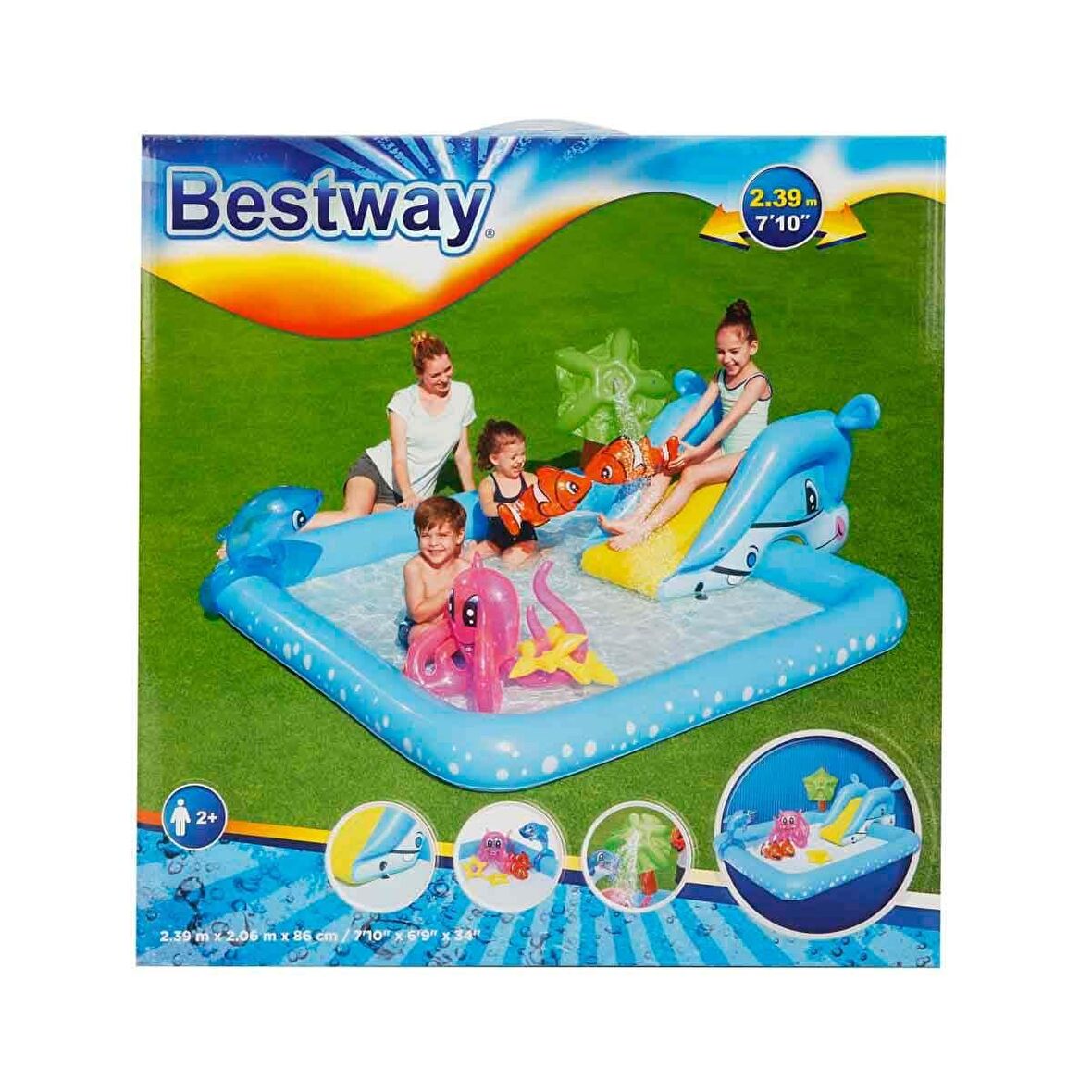 Fantastik Akvaryum Oyun Havuzu 2.39m X 2.06m X 86cm