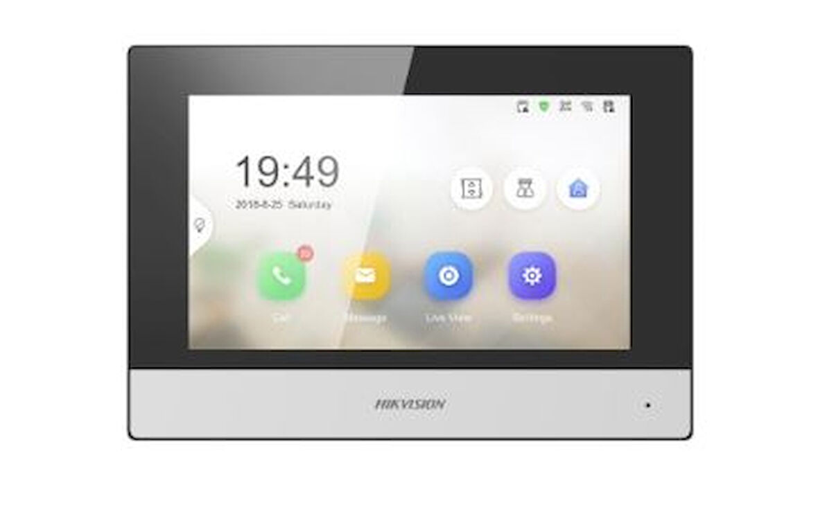 HIKVISION DS-KH6320-WTE1 7&quot; DOKUNMATIK EKRAN IP İÇ UNİTE