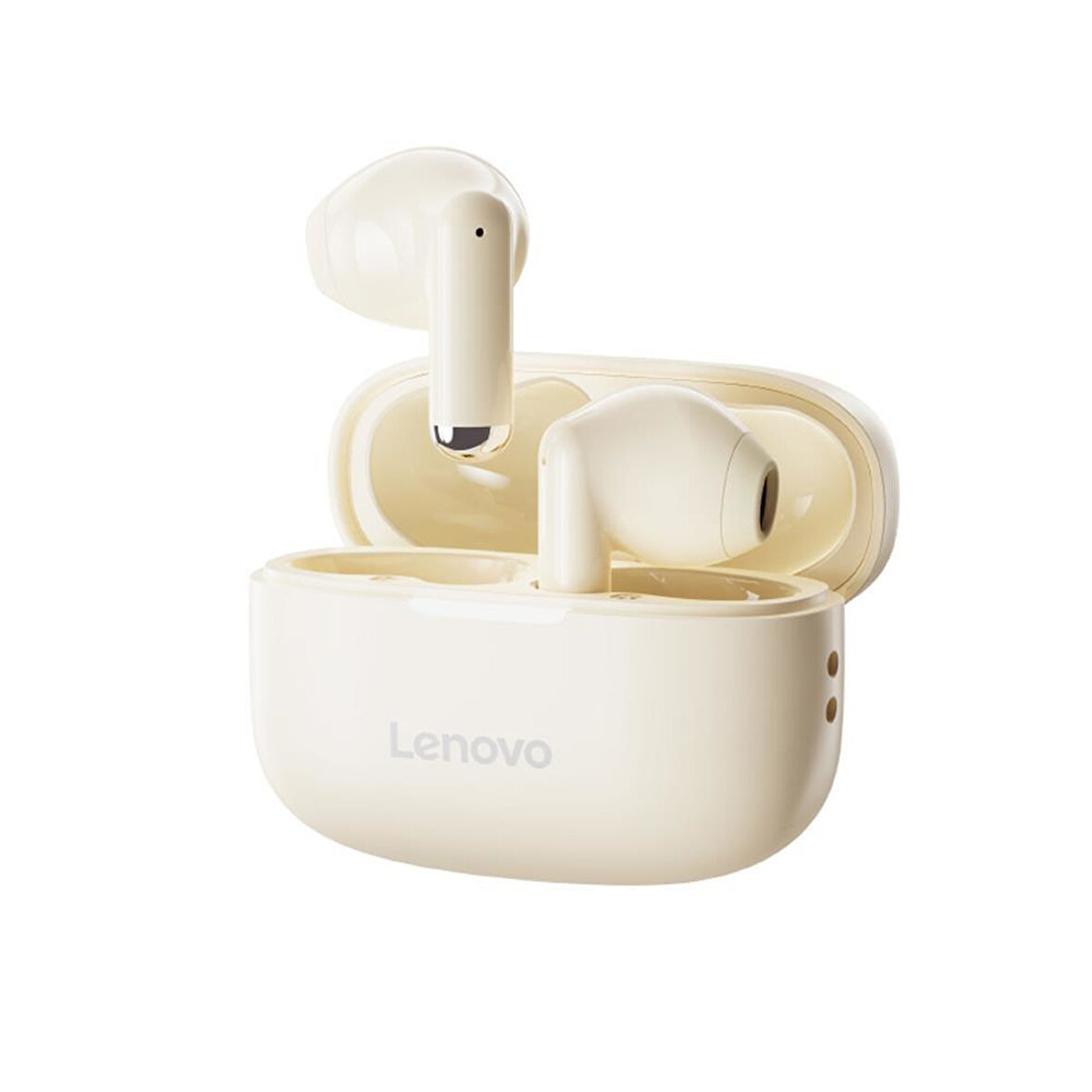 Lenovo EA110 Krem (Moon Rock White) Kulak İçi Bluetooth Kulaklık