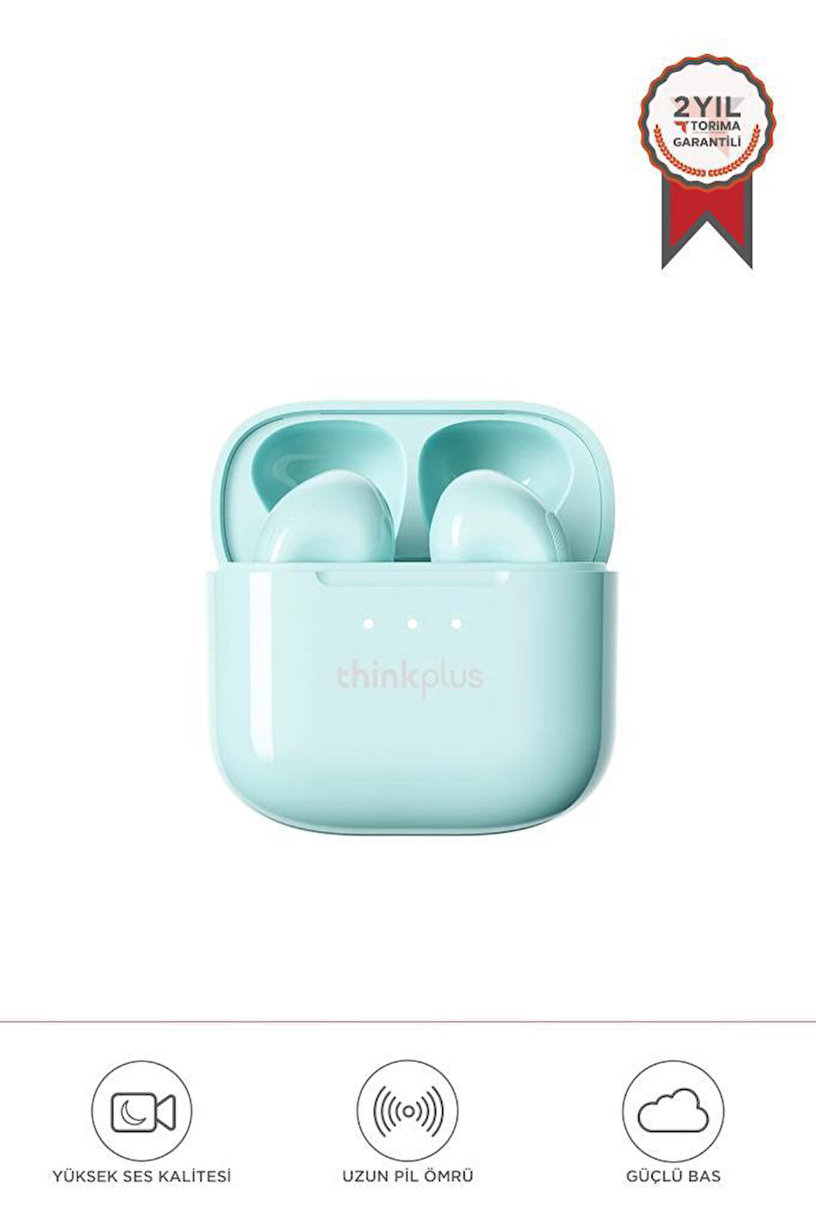 Lenovo Thinkplus Lp23 Yeşil Bluetooth BT 5.4 Kablosuz Kulaklık 