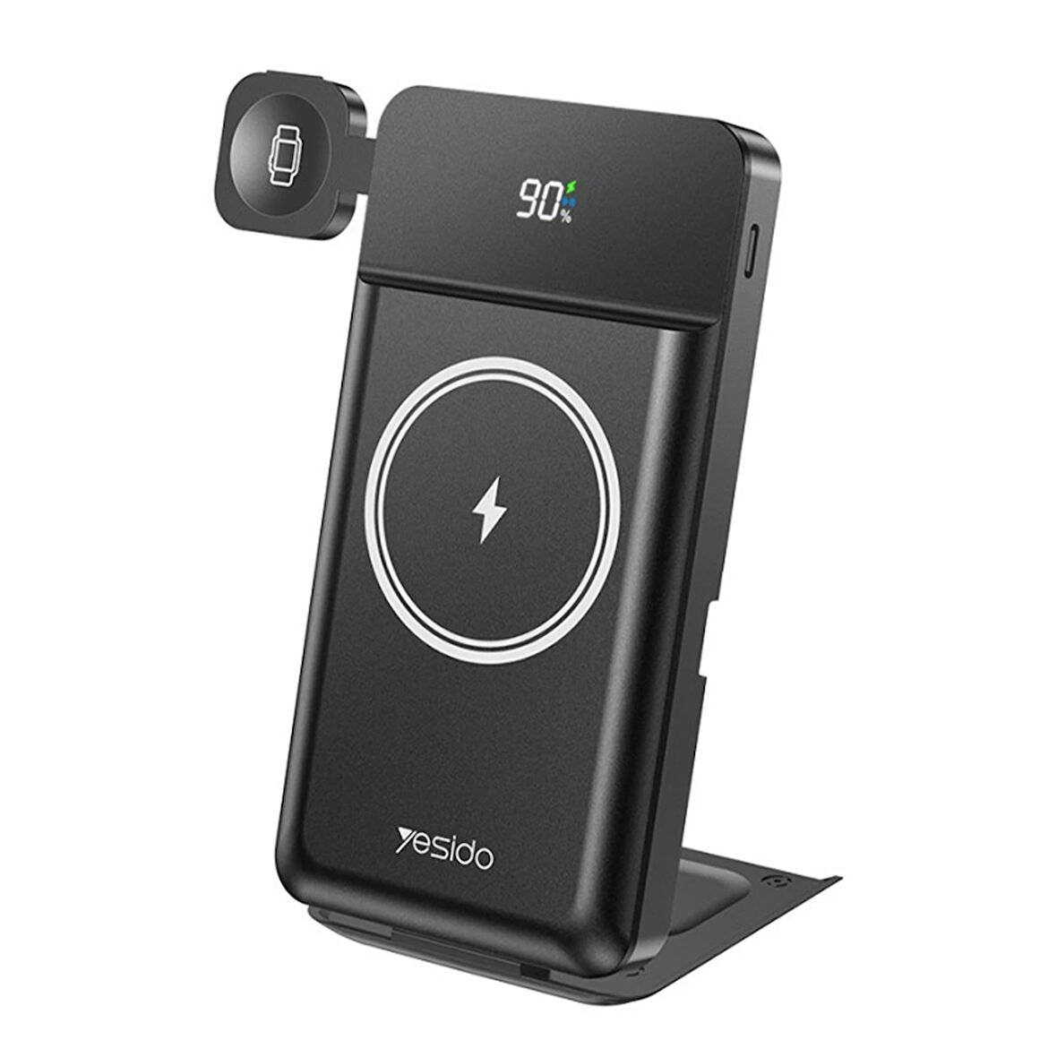 Yesido YP69 Led Göstergeli 20W PD Kablosuz Magsafe Powerbank - Siyah