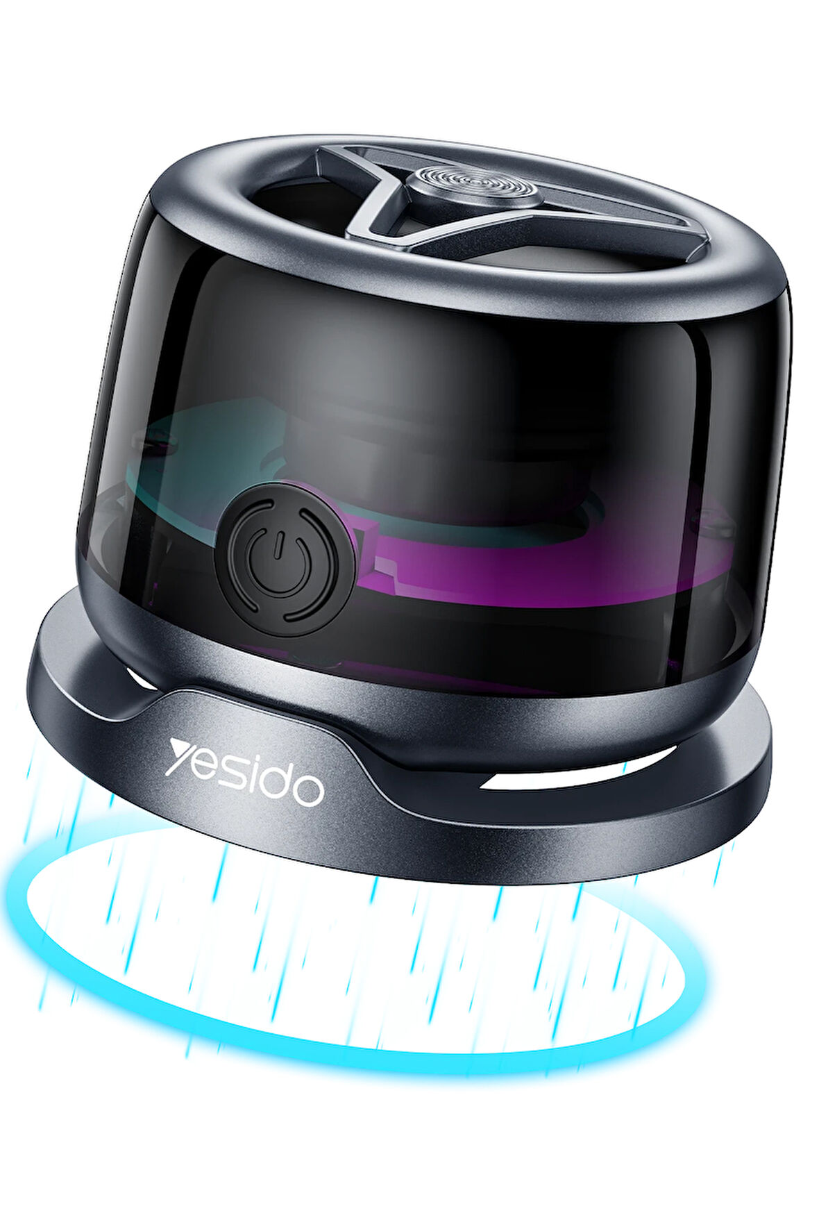 Yesido YSW32 RGB Manyetik Özellikli Mini Kablosuz Hoparlör - Siyah