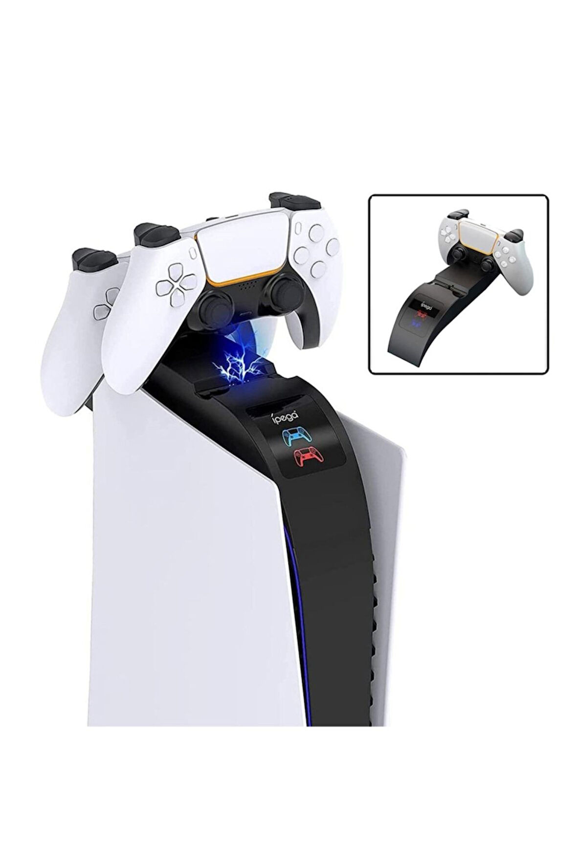 Led Göstergeli Playstation 5 Dualsense Oyun Kolu Şarj Standı