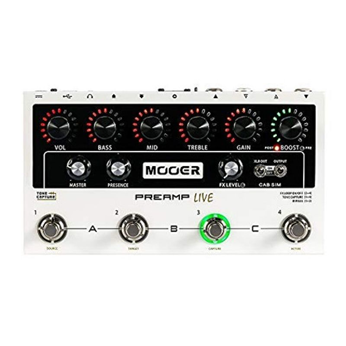 Mooer M999 PreAMP Live DiJital Multi Efekt Pedalı