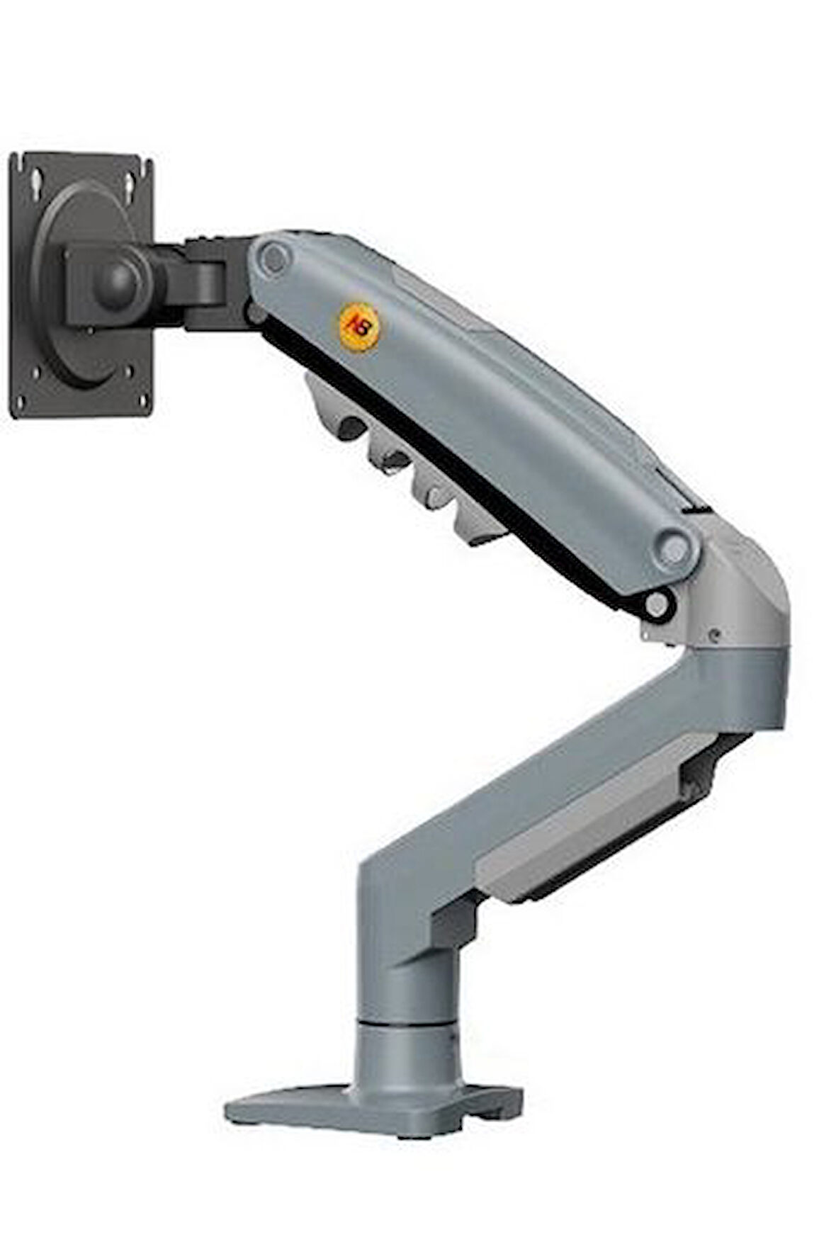 N.Bayou F80-XV amortisörlü  monitör masa mavi kol