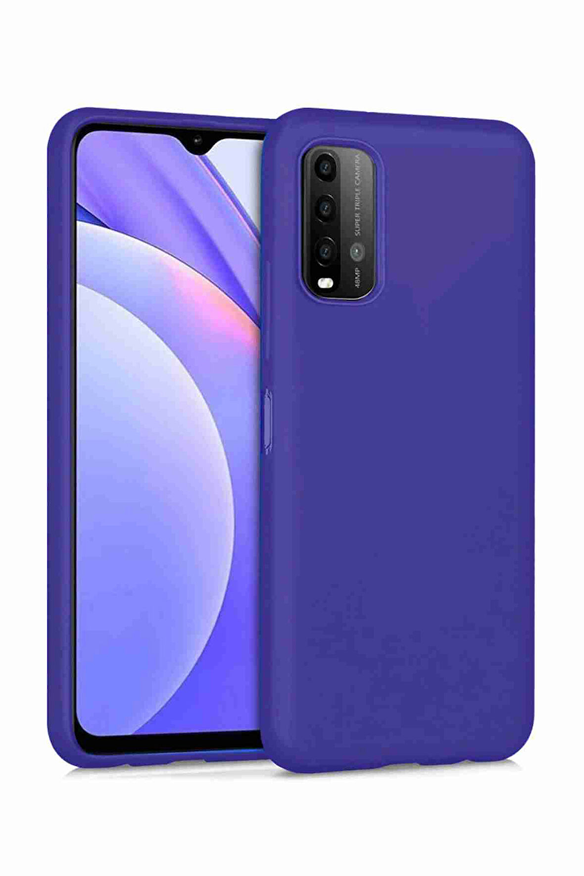 Redmi 9T Uyumlu Nano İçi Kadife Silikon Fuchsia Telefon Kılıfı