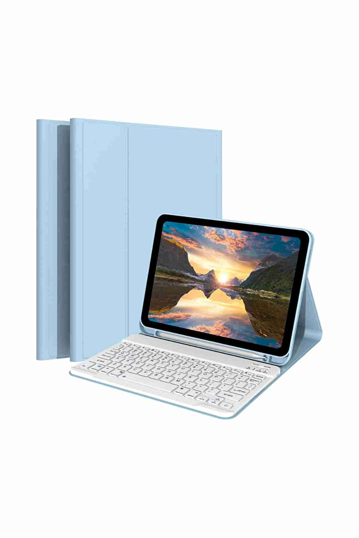 Redmi Pad SE Uyumlu 11" Klavyeli Tablet Kılıfı