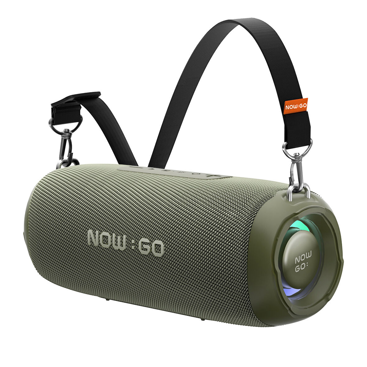 NowGo F8 40W RGB Speaker Su Geçirmez Taşınabilir Kablosuz Bluetooth Hoparlör Yeşil