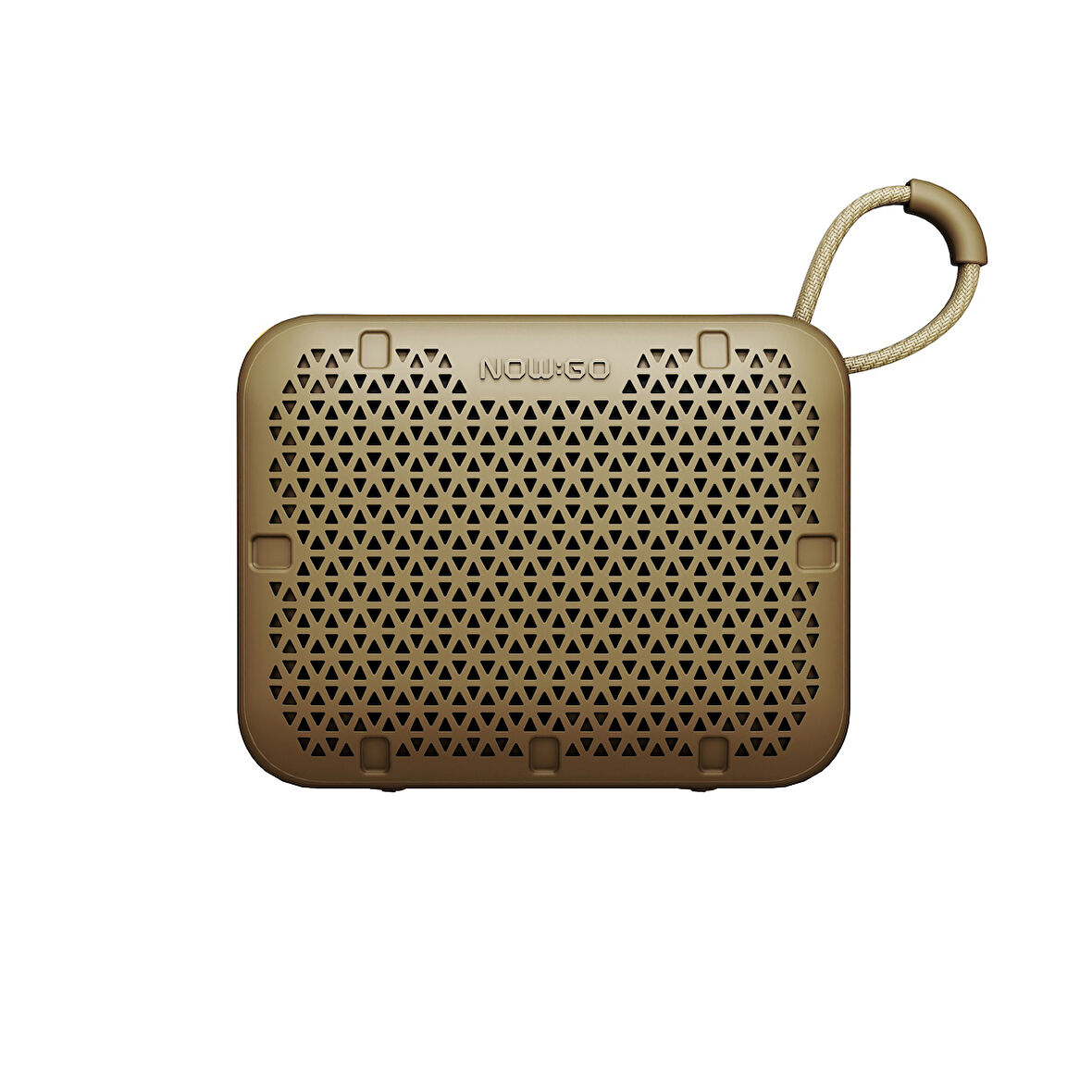 NowGo Stone M1 5W Su Geçirmez Taşınabilir Bluetooth 5.4 Hoparlör Kahverengi