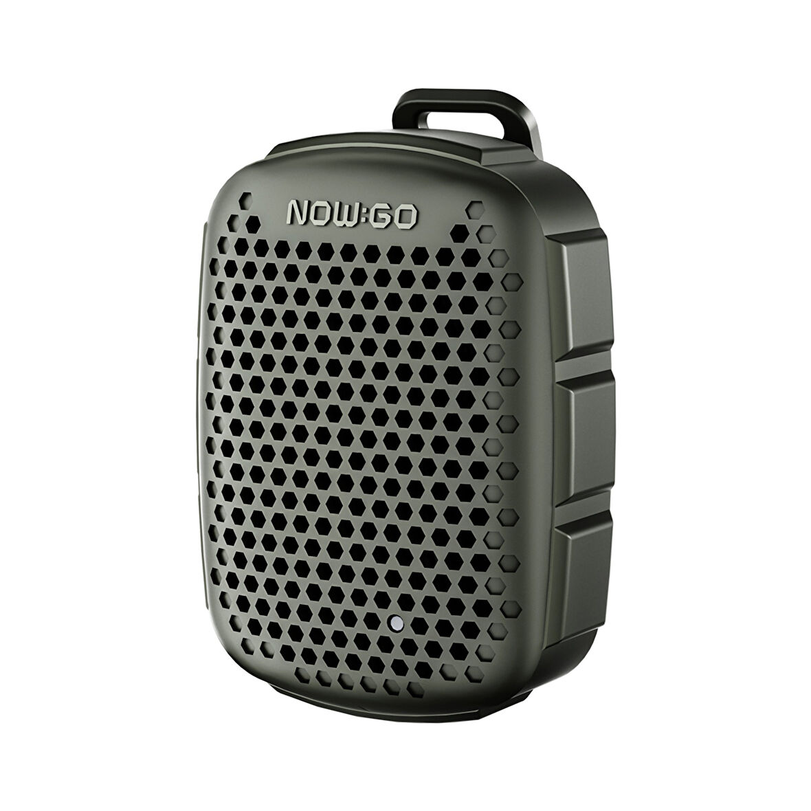 NowGo Lava Clip 5W Klipsli Su Geçirmez Taşınabilir Mini Bluetooth Hoparlör Yeşil