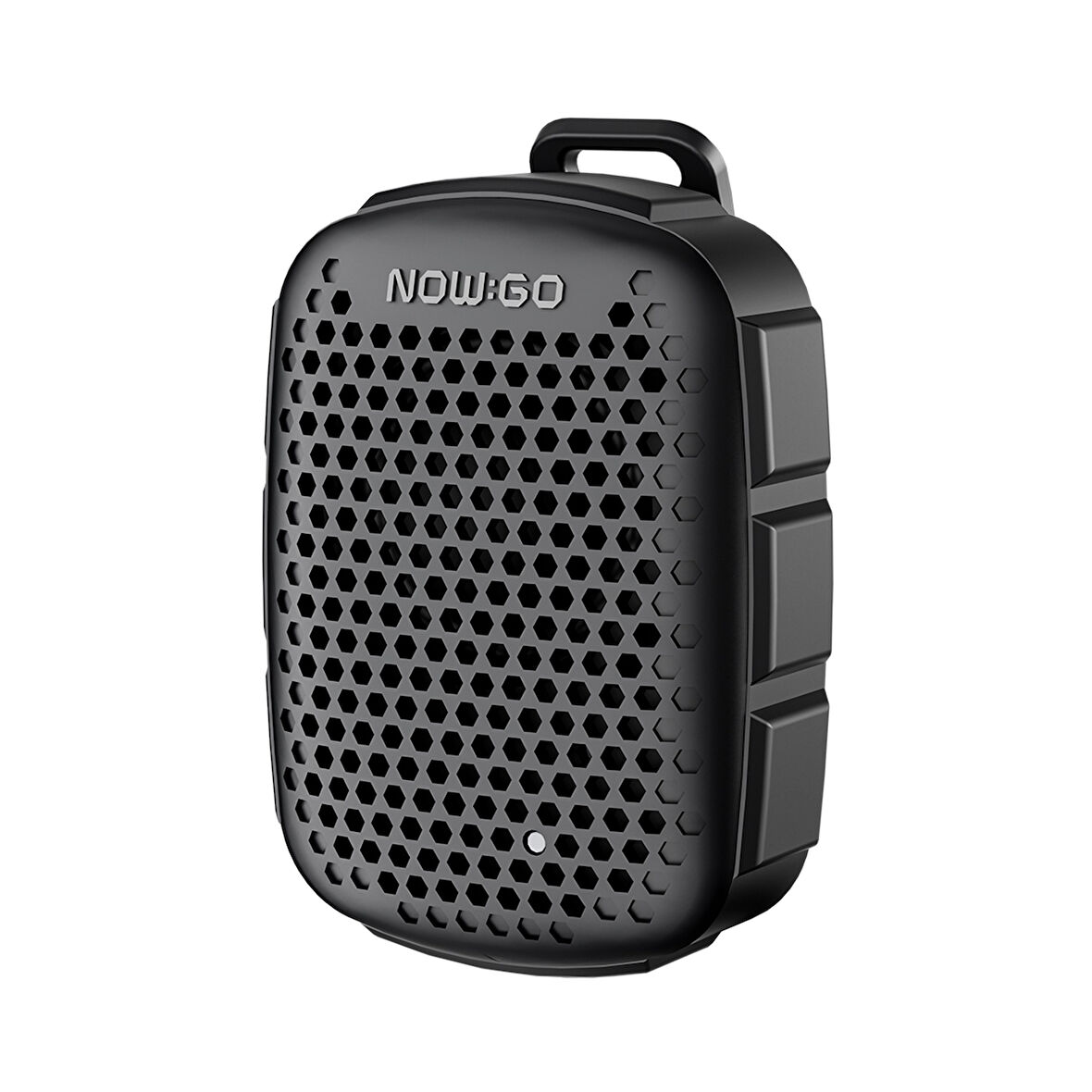 NowGo Lava Clip 5W Klipsli Su Geçirmez Taşınabilir Mini Bluetooth Hoparlör Siyah