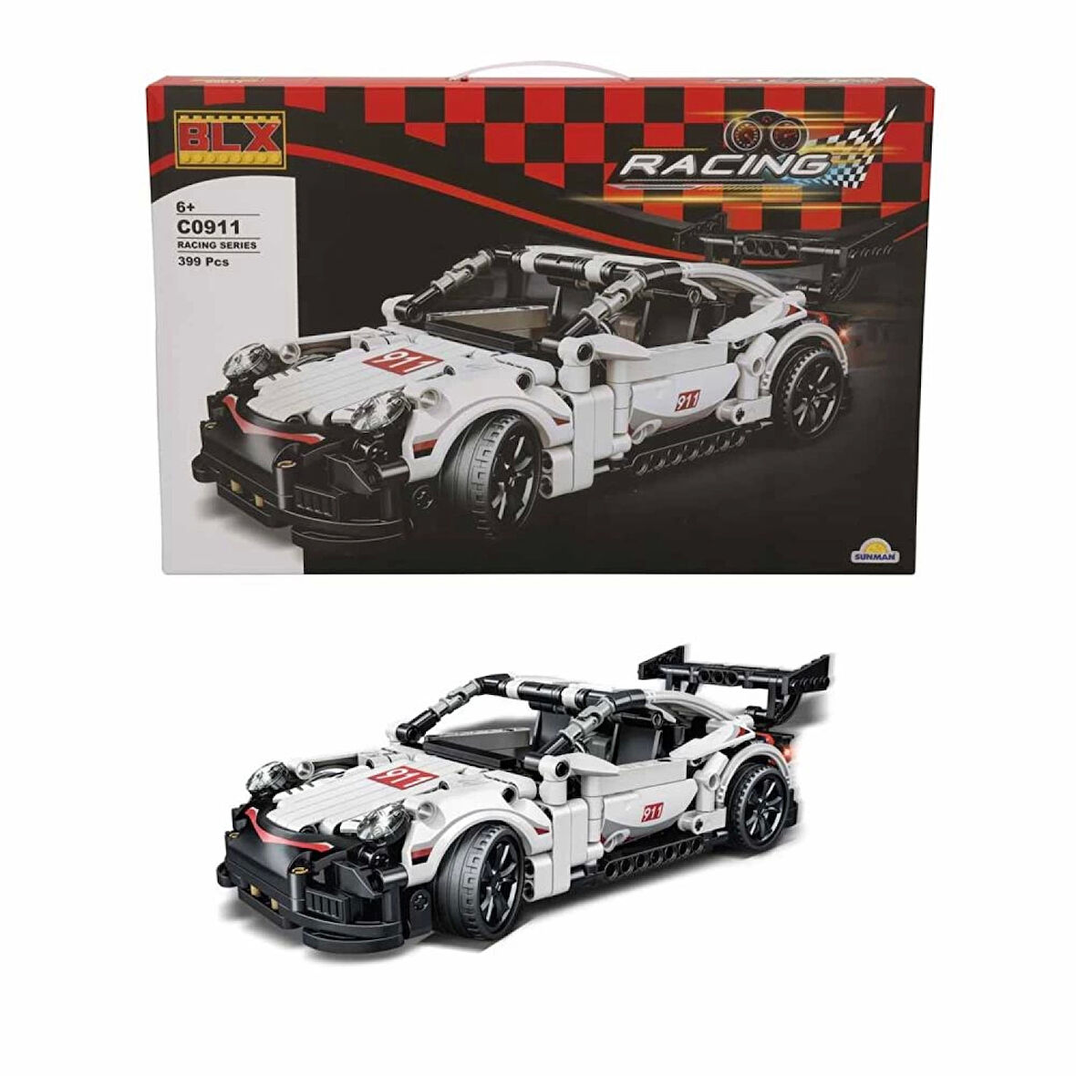 Nessiworld BLX Racing 911 Yarış Arabası C0911 399 Parça Lego