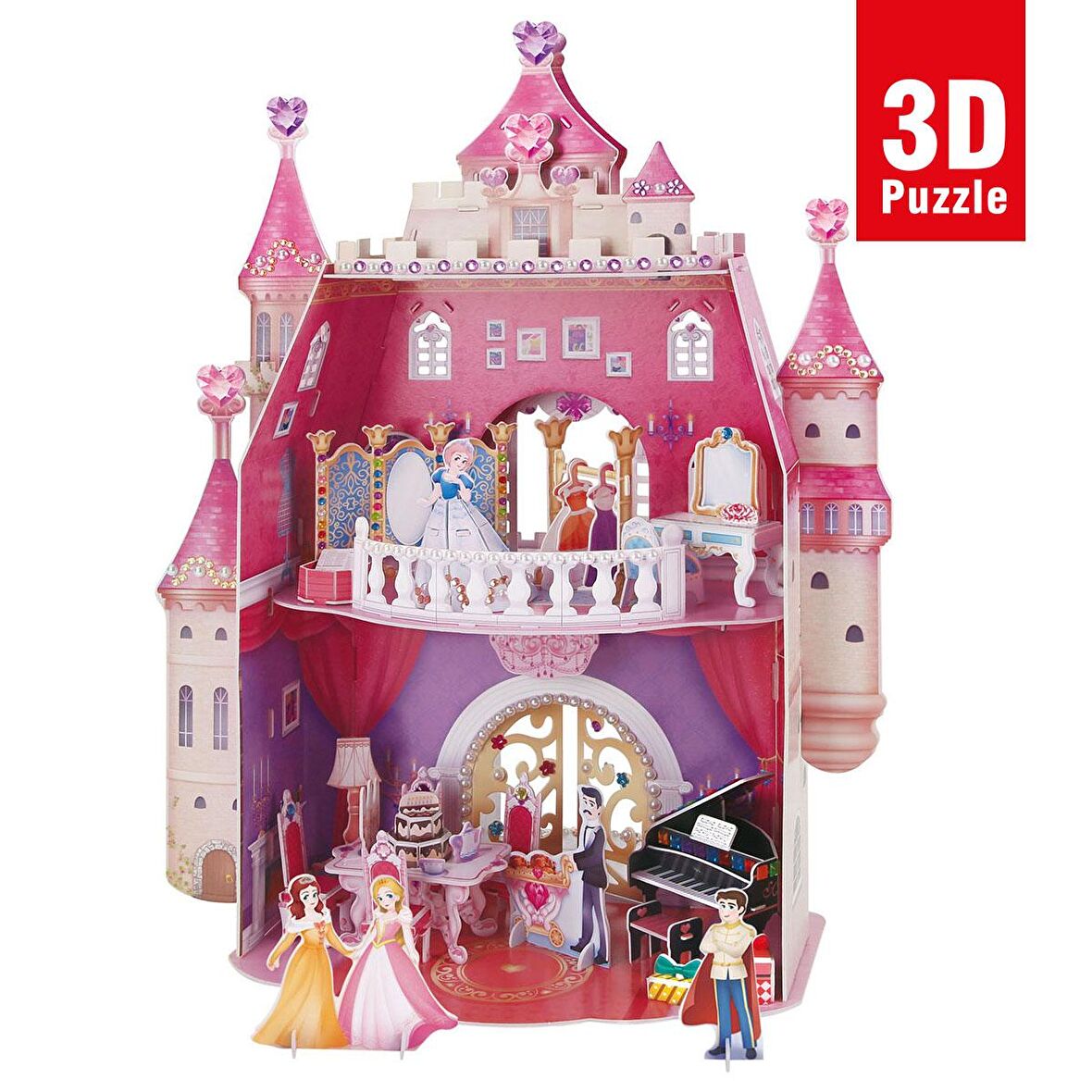 3D Puzzle Prenses Doğumgünü Şatosu