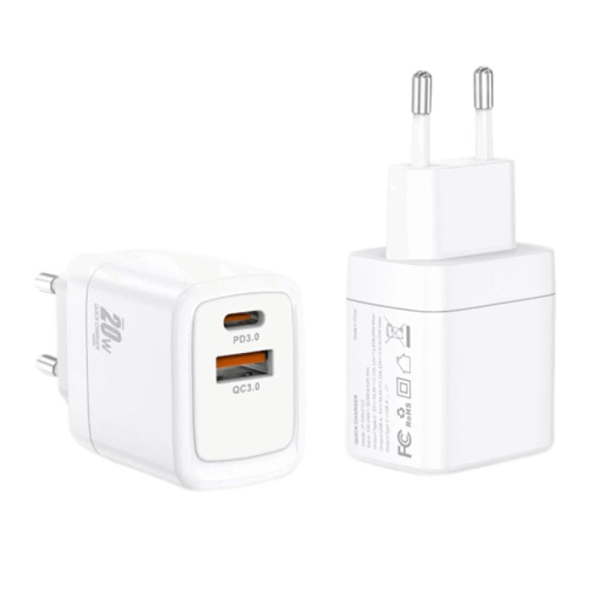 Piili 20w Pd Q3.0 Usb Adaptor Beyaz