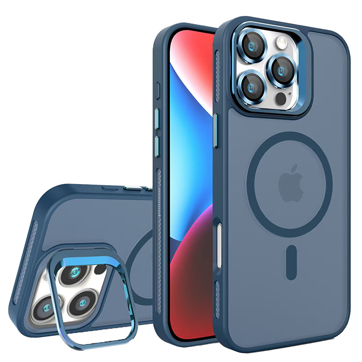 iPhone 16 Pro Metal Bracket Magsafe Mat Kılıf