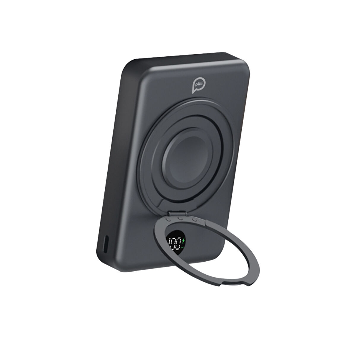 Mag Ring Stand 10.000 Mah P-Pb8 Powerbank Gri