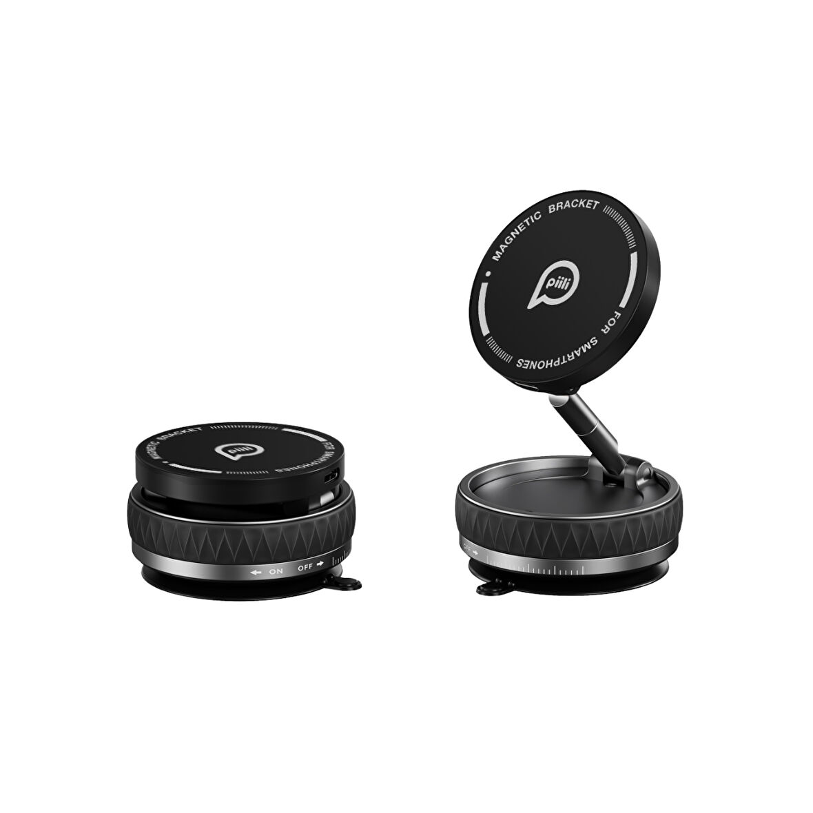 Piili Vakumlu Araç Şarjı ve Tutucu P-HOLD1