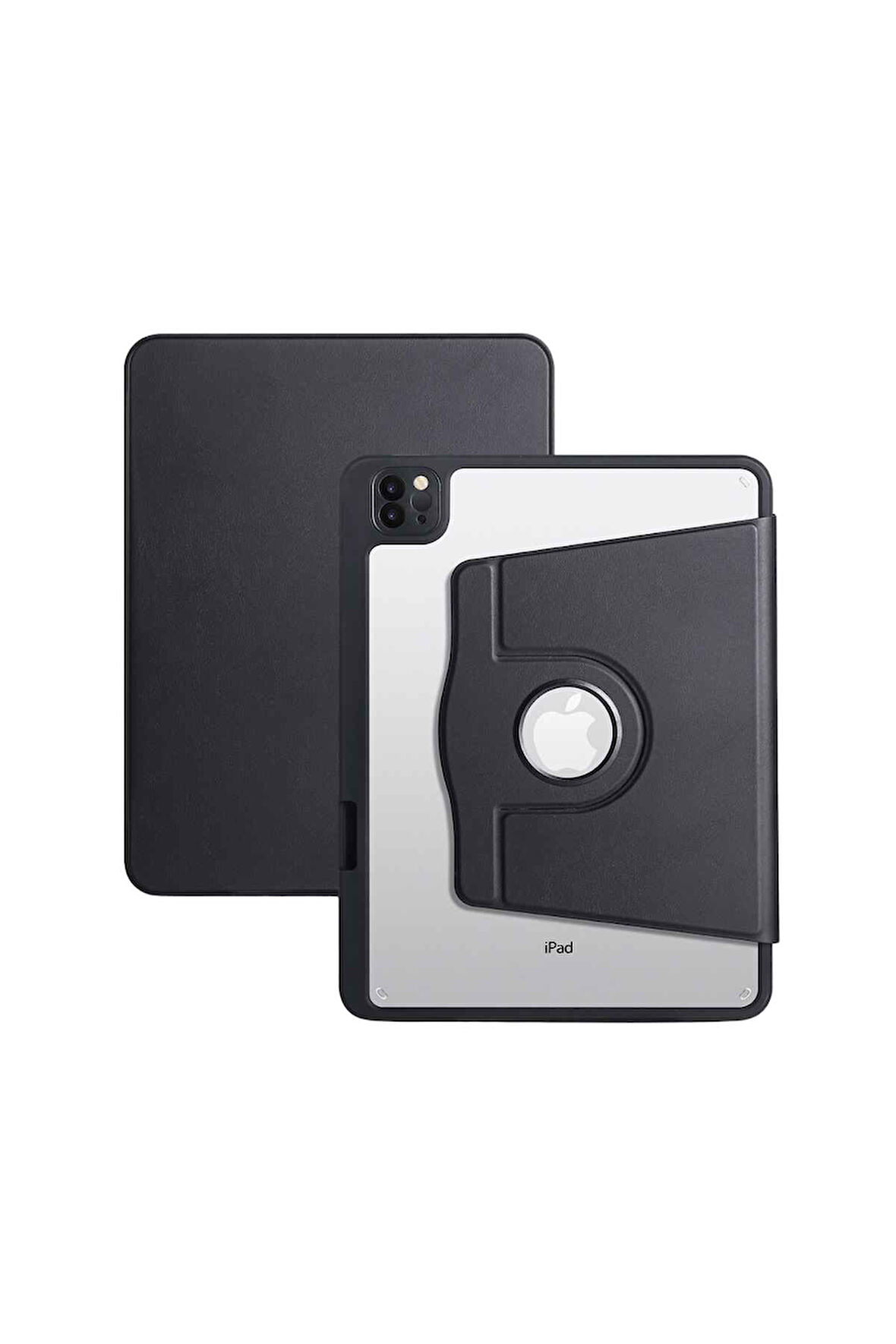 iPad 11 inç Pro M2 3/4 Nesil Uyumlu 360 Dönebilen Yatay Dikey Stand Özellikli Pino Tablet Kılıfı