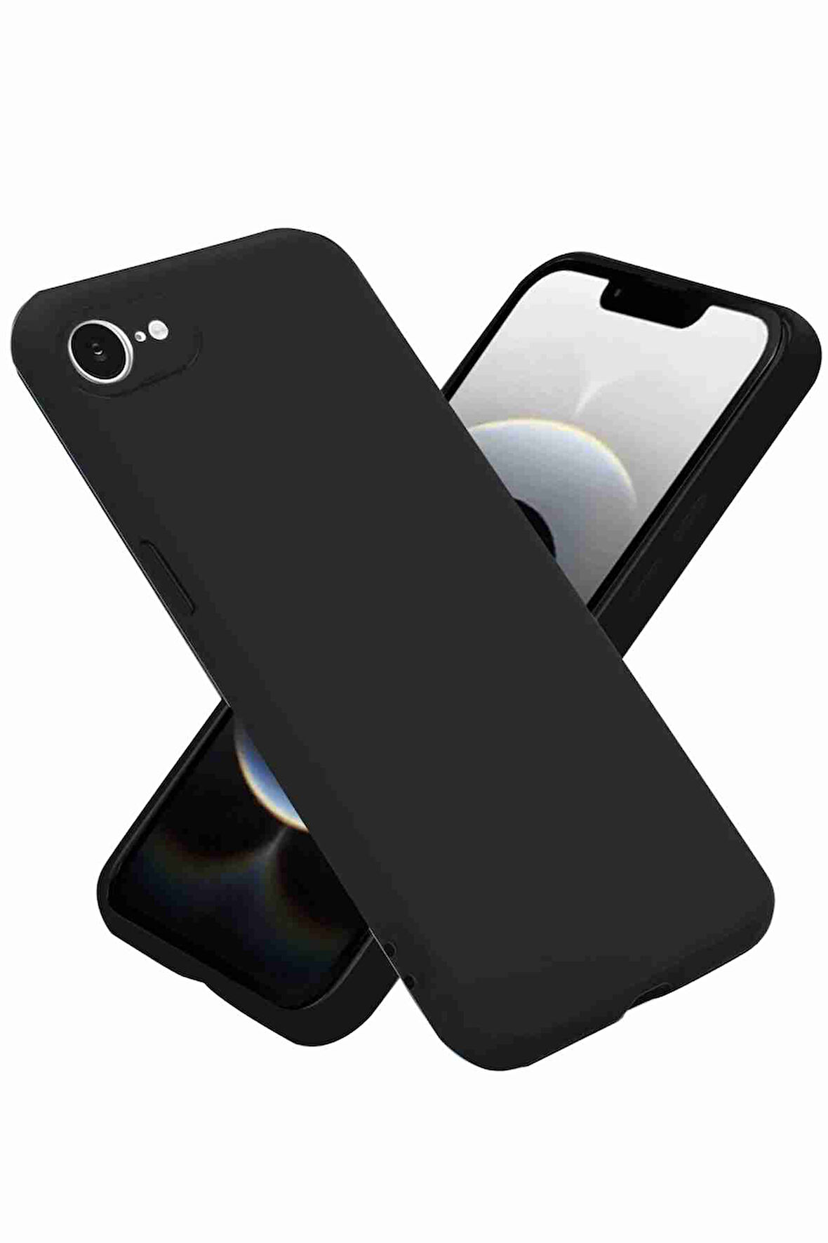 iPhone 16e Uyumlu İçi Kadife Nano Şık Silikon Kapak