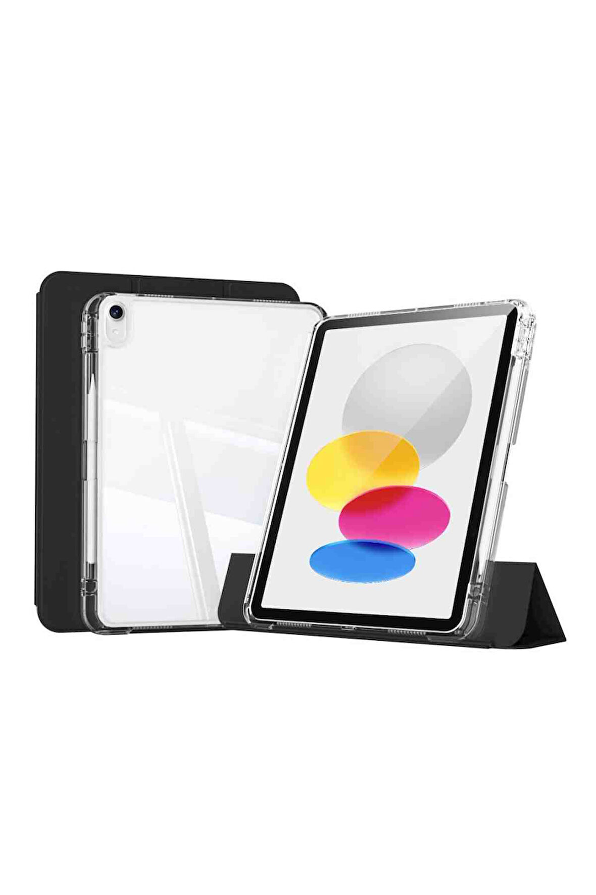 iPad 11. Nesil Uyumlu A16 2025 Airbagli Manyetik Ayrılabilen Fuchsia Sliding Tablet Kılıfı