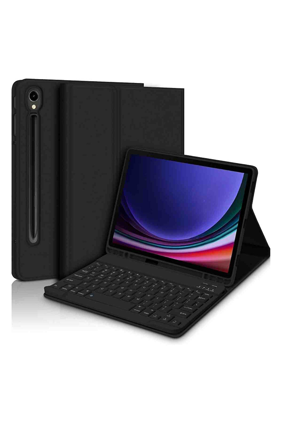 Galaxy Tab S9 / S9 FE Uyumlu 10.9" Klavyeli Tablet Kılıfı