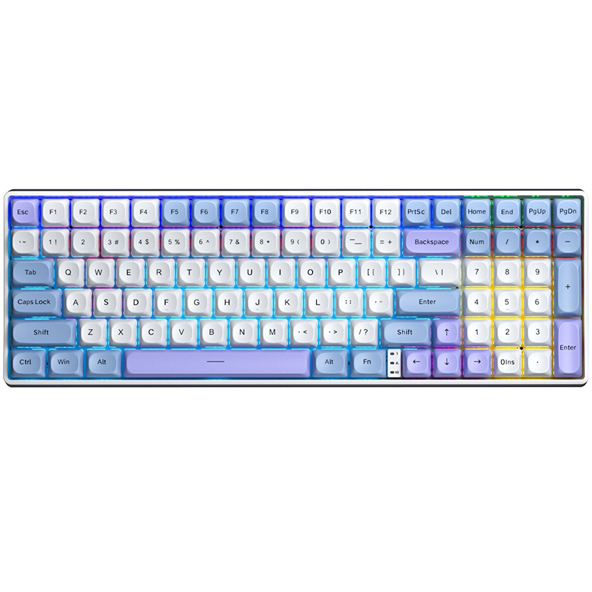 Aula S100 Pro RGB Mekanik Hot Swap Red Switch Mavi Kablosuz Gaming Klavye