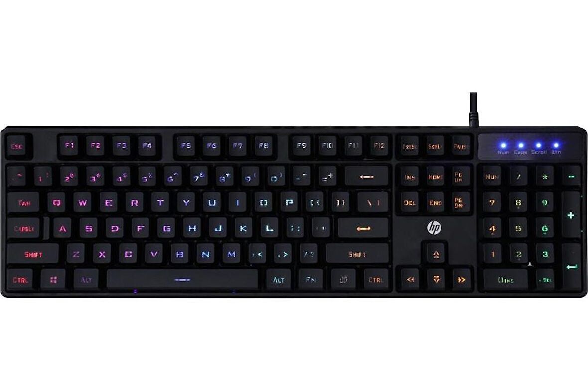 HP K300 Usb Kablolu Ayarlanabilir Işıklı Gaming Q Klavye