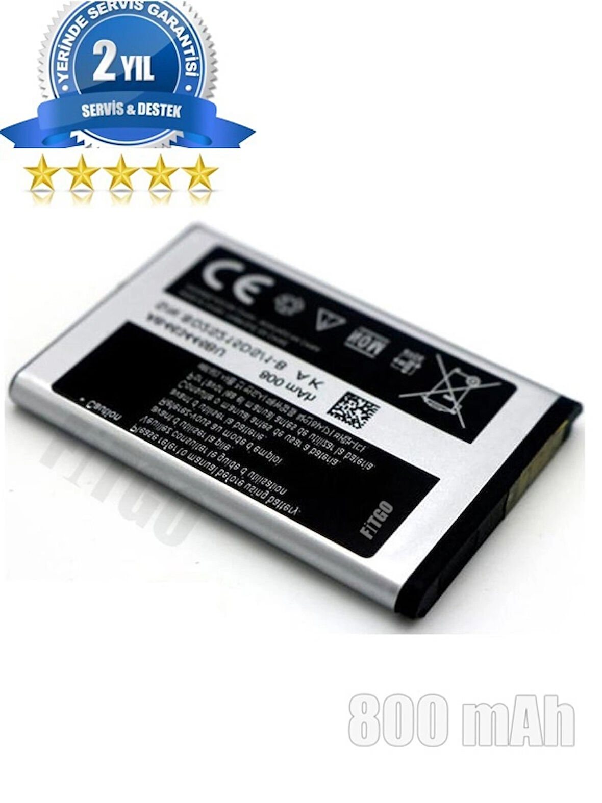 Batarya Tuşlu Telefonlara Uyumlu 800 mAh B310 - 1205