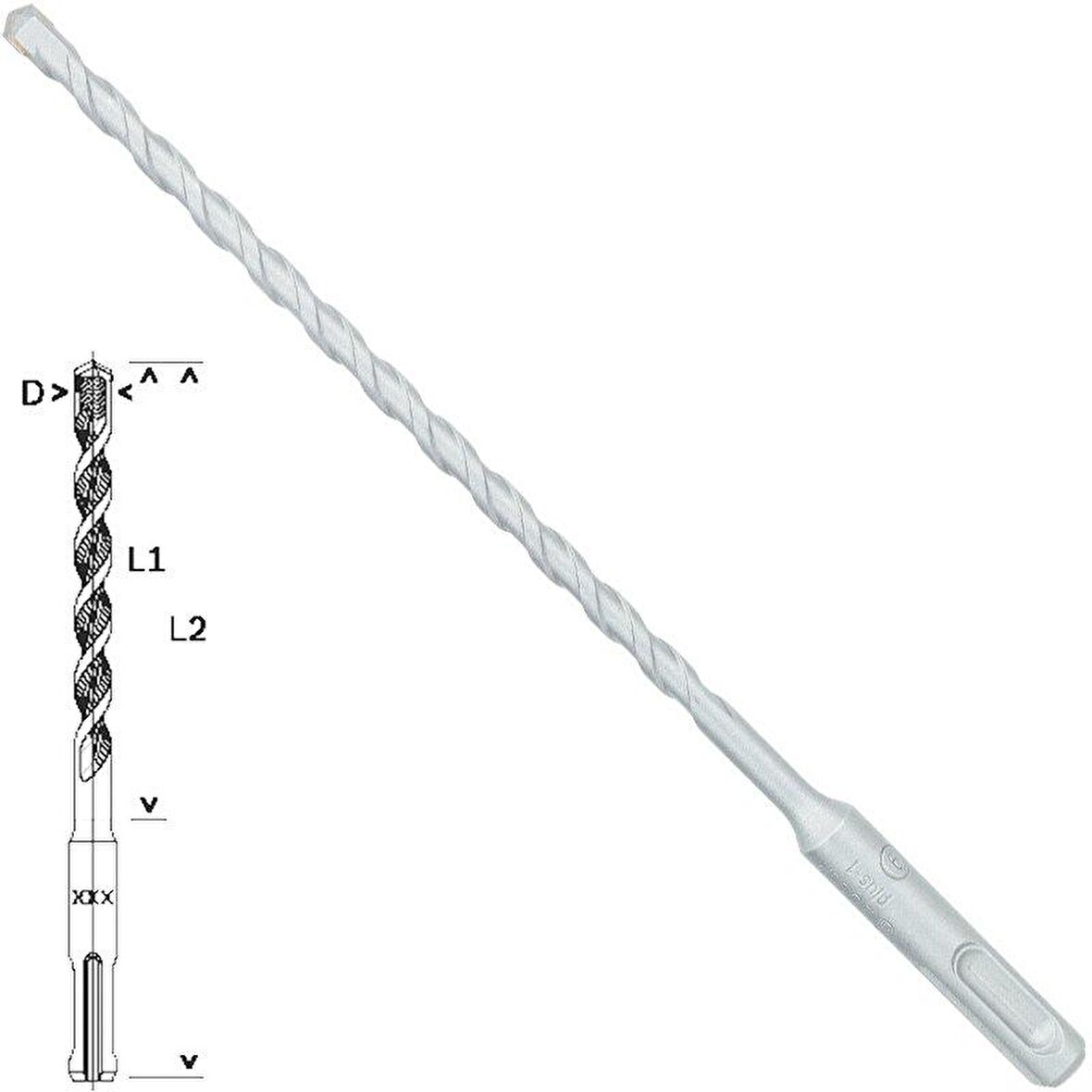 Bosch SDS Plus-1 6X210mm Hilti Ucu 