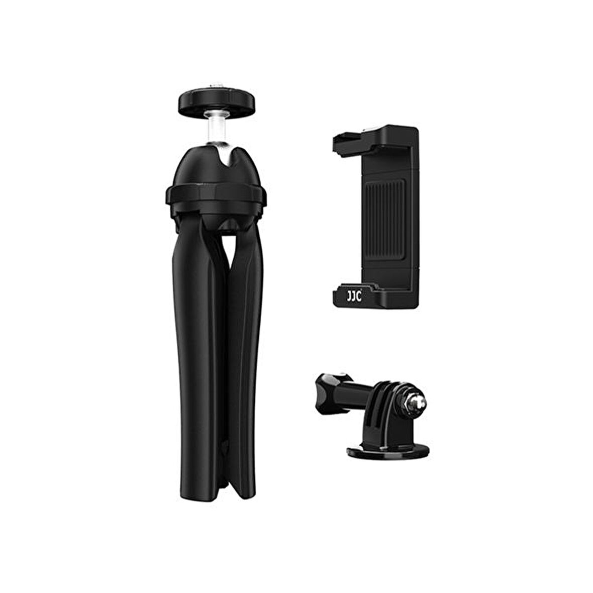 JJC TP-MT1K Hero Aksiyon Kamera ve Telefon Adaptörlü Mini Tripod