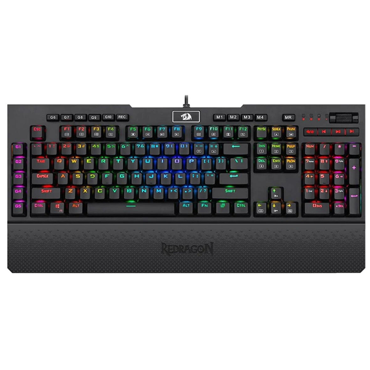 Redragon Brahma K586RGB Red Switch Mekanik Türkçe Kablolu Gaming Klavye