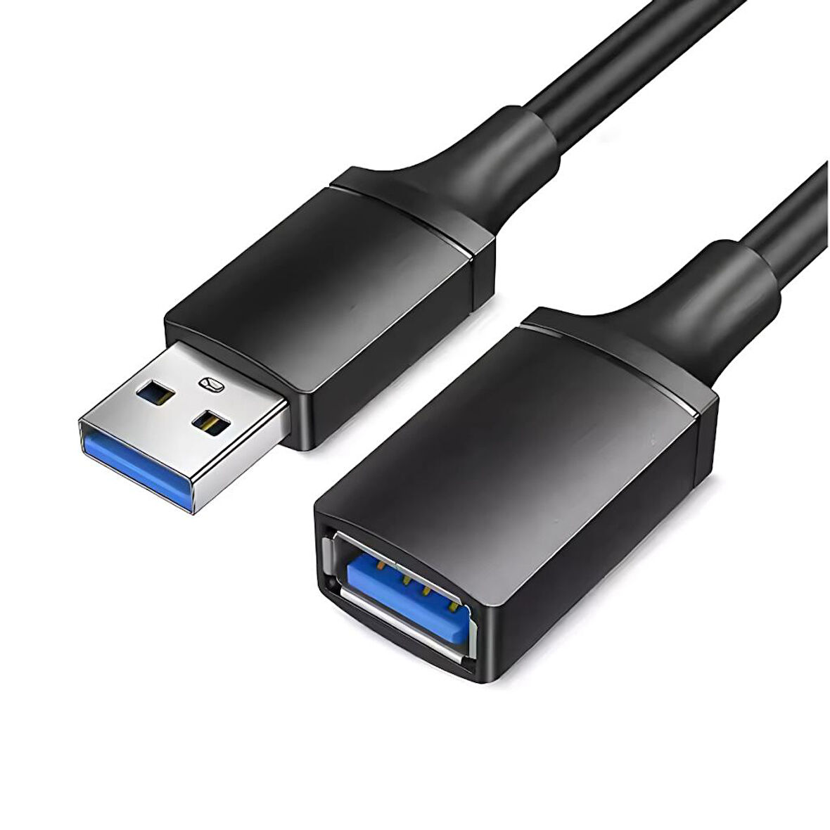 Coofbe Jasoz 1mt USB Uzatma Kablosu Dişi Erkek Uzatma Kablosu USB3.0 Male TO USB3.0 Veri Aktarım Kablosu