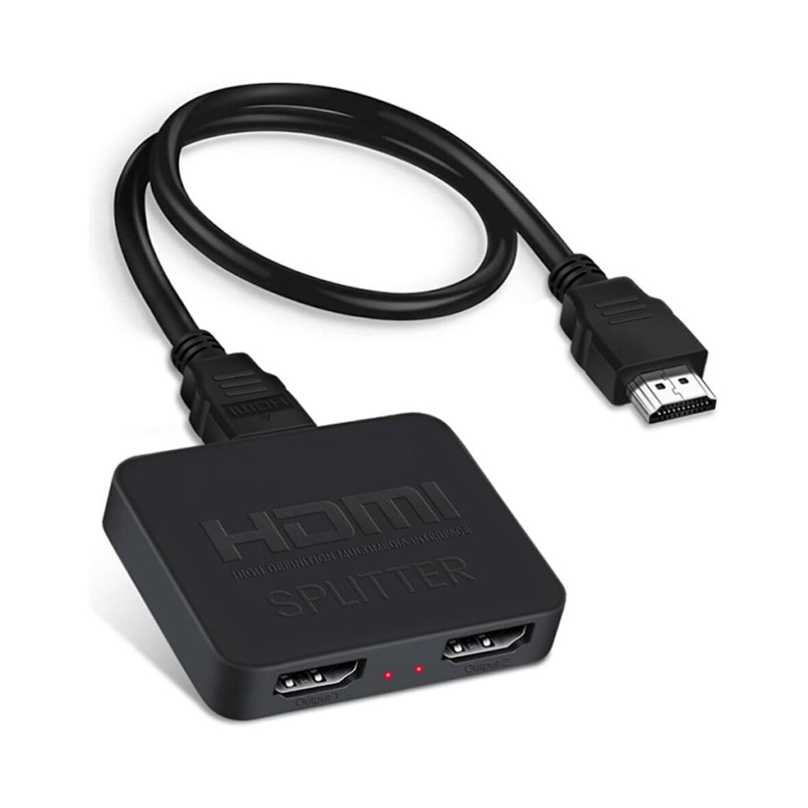 Coofbe HDMI Dagitici 4K 60Hz Çift Yönlü HDMI Çogalticı 2in1 Çift Yönlü HDMI Switch Adaptörü