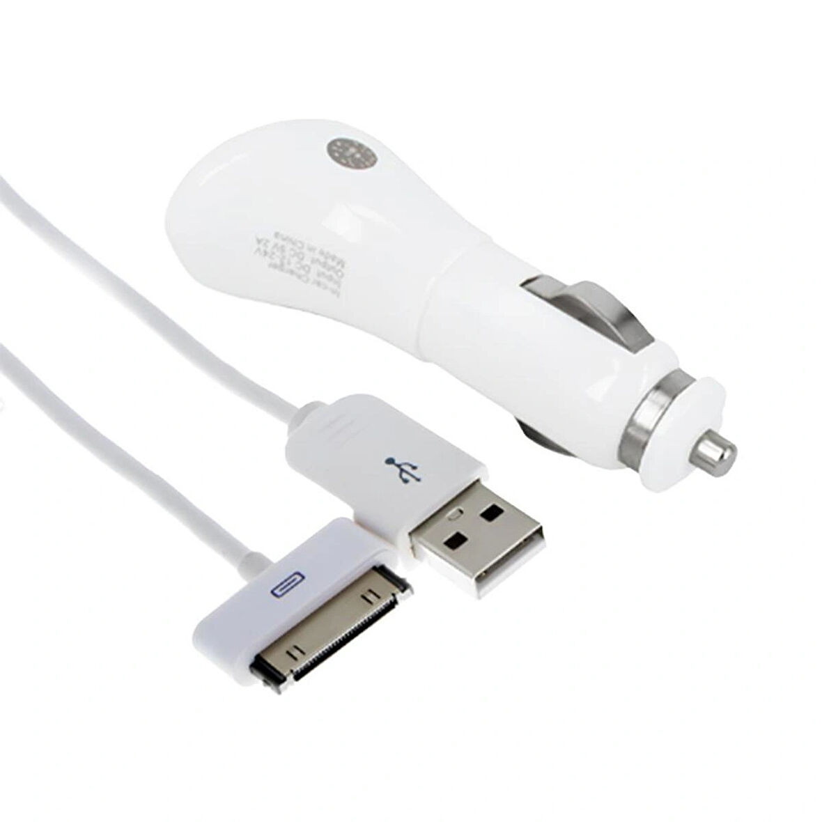 PMM398A-0100 USB-A Oto Şarj Veya Senkronizasyon Kablosu 1 Metre Giriş: 12-24V, Çıkış: 5V/2A