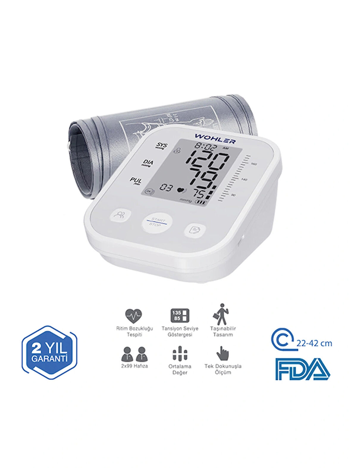 Wohler ST-1 Dijital Koldan Ölçer Tansiyon Aleti