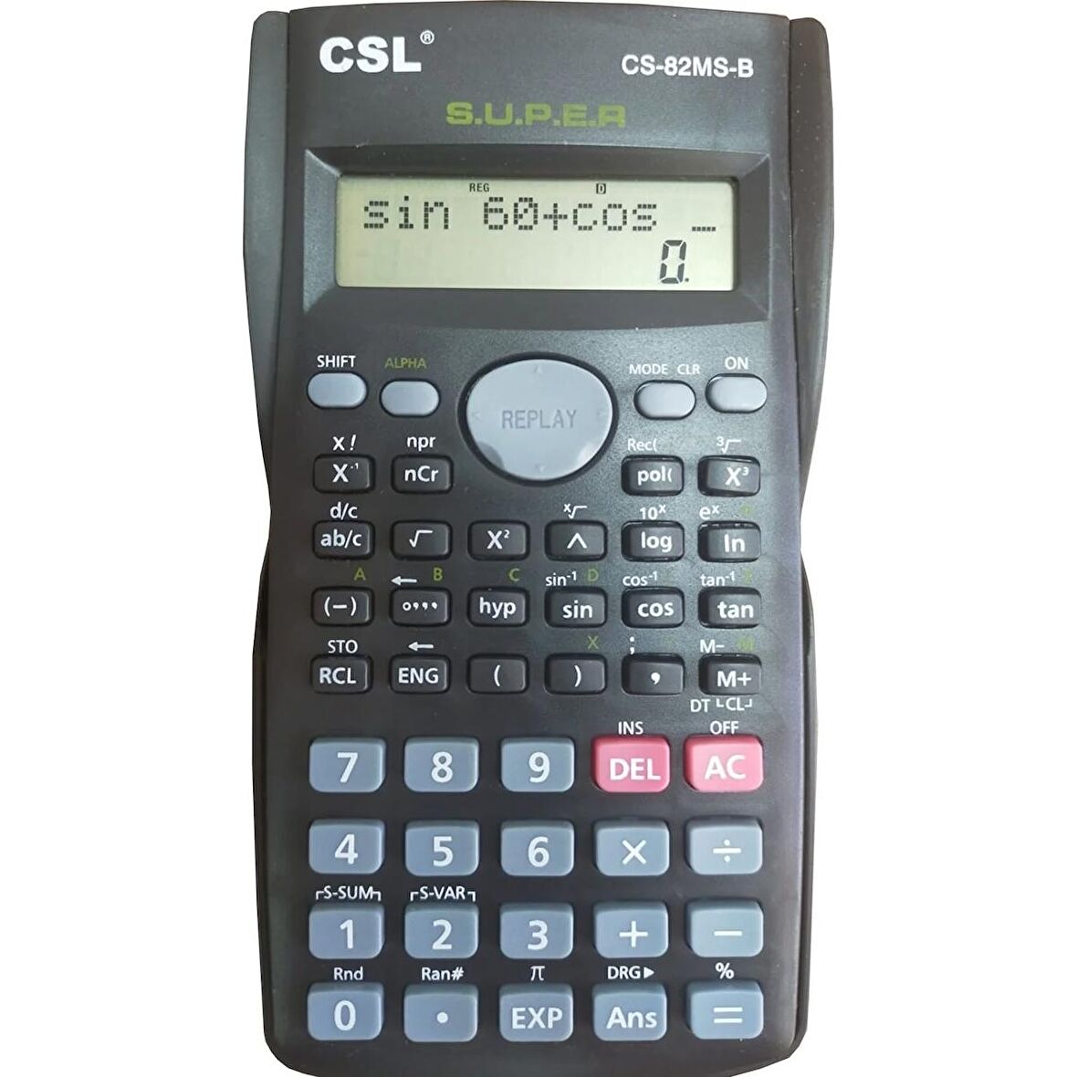 CSL CS-82MS-B Bilimsel Fonsiyonlu Hesap Makinası 240 Fonksiyonlu 10+2 Haneli