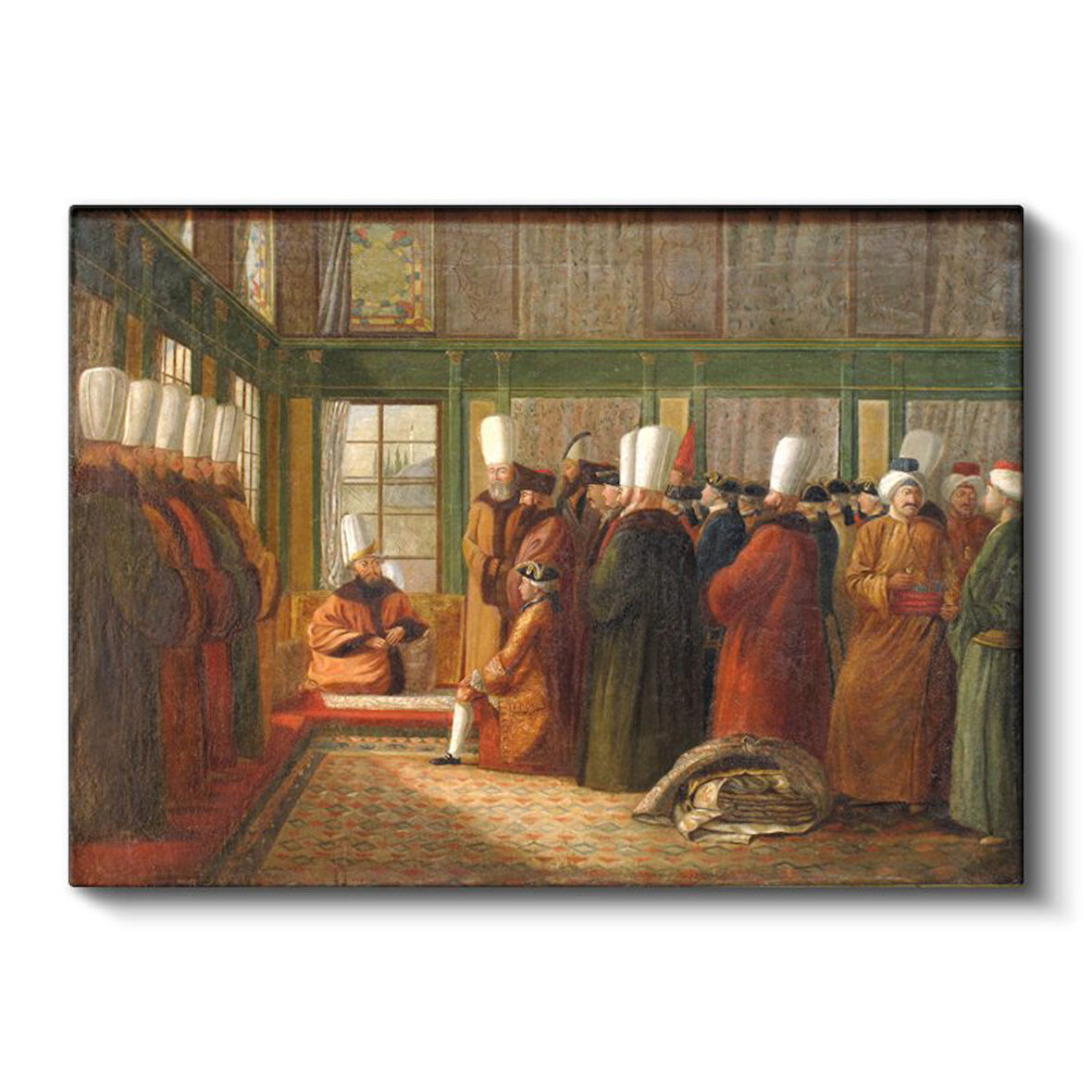 Osman Hamdi Bey - Divan Toplantısı - Kanvas Tablo