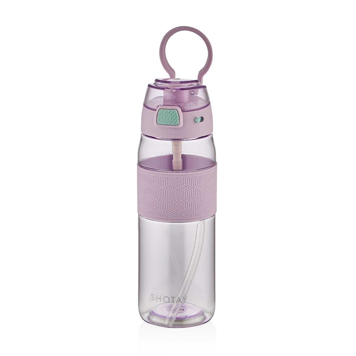 Shotay ST-7202 600ml Mor Pipetli Tritan Matara